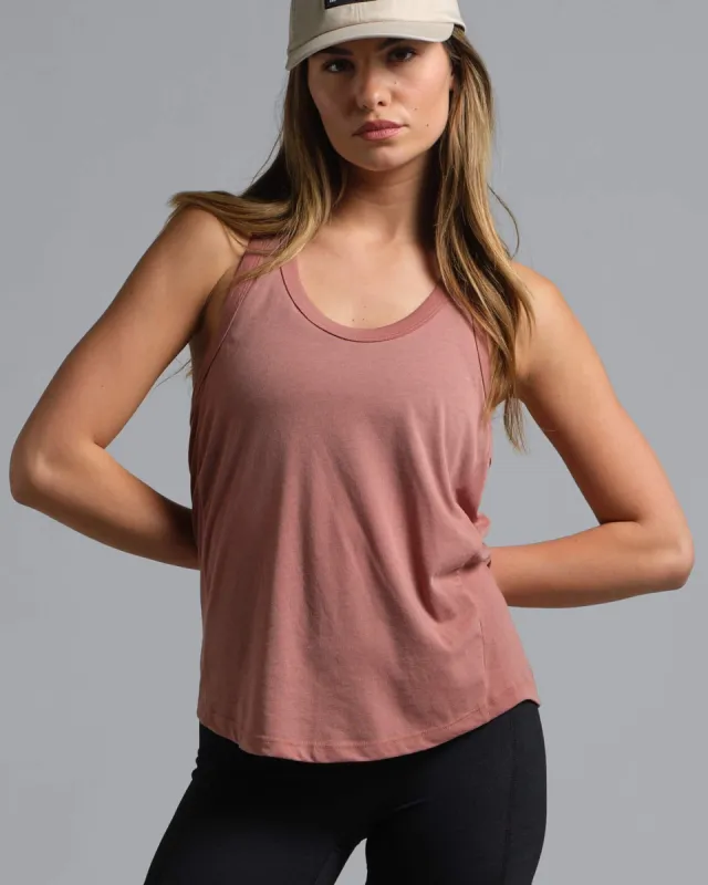 Women's Knockout Layering Tank made by MUNICIPAL