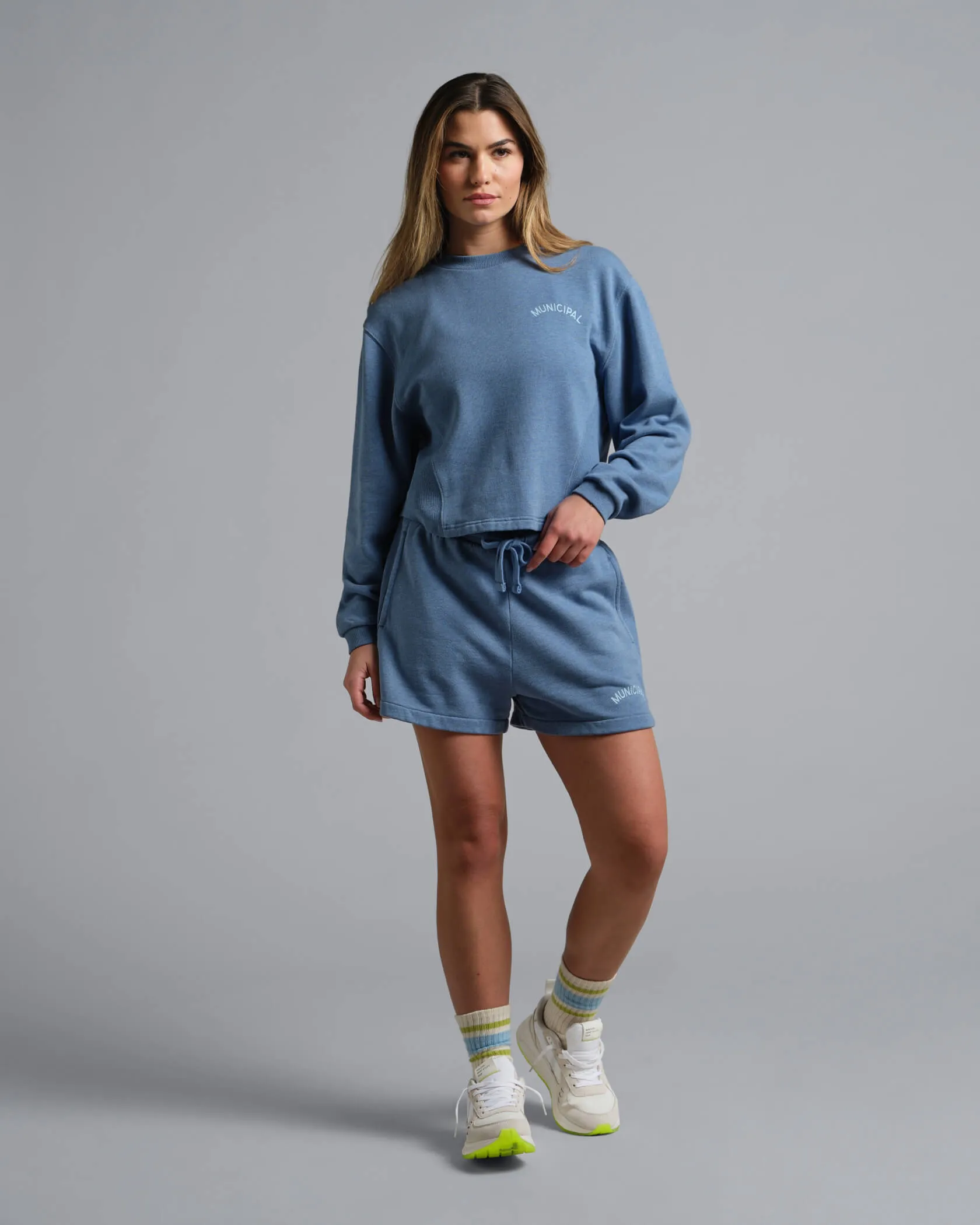 Women's Hang Back Fleece Crew sold by MUNICIPAL product image thumbnail 4