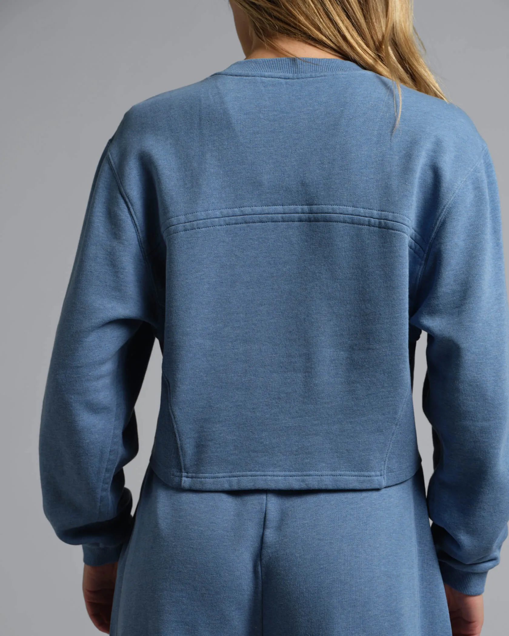 Women's Hang Back Fleece Crew sold by MUNICIPAL product image thumbnail 2