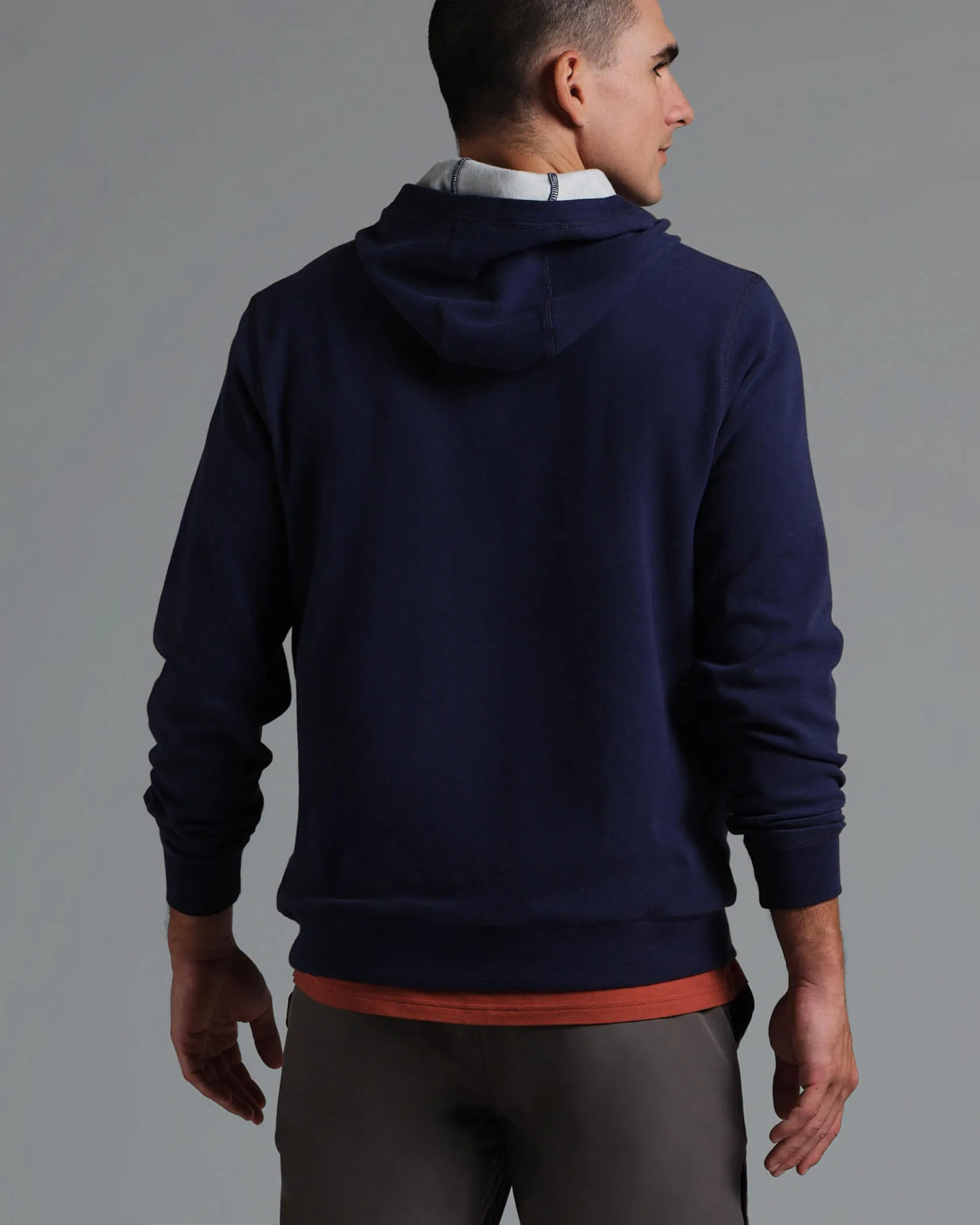 Cordless Snap Hoodie sold by MUNICIPAL product image thumbnail 2