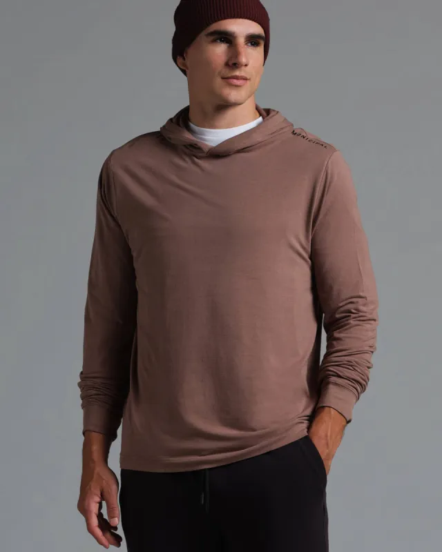 Enduro Stretch LS Hooded T-Shirt sold by MUNICIPAL