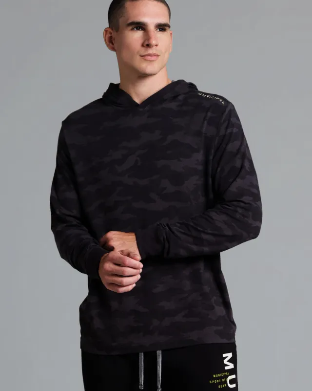 Enduro Stretch LS Hooded T-Shirt sold by MUNICIPAL