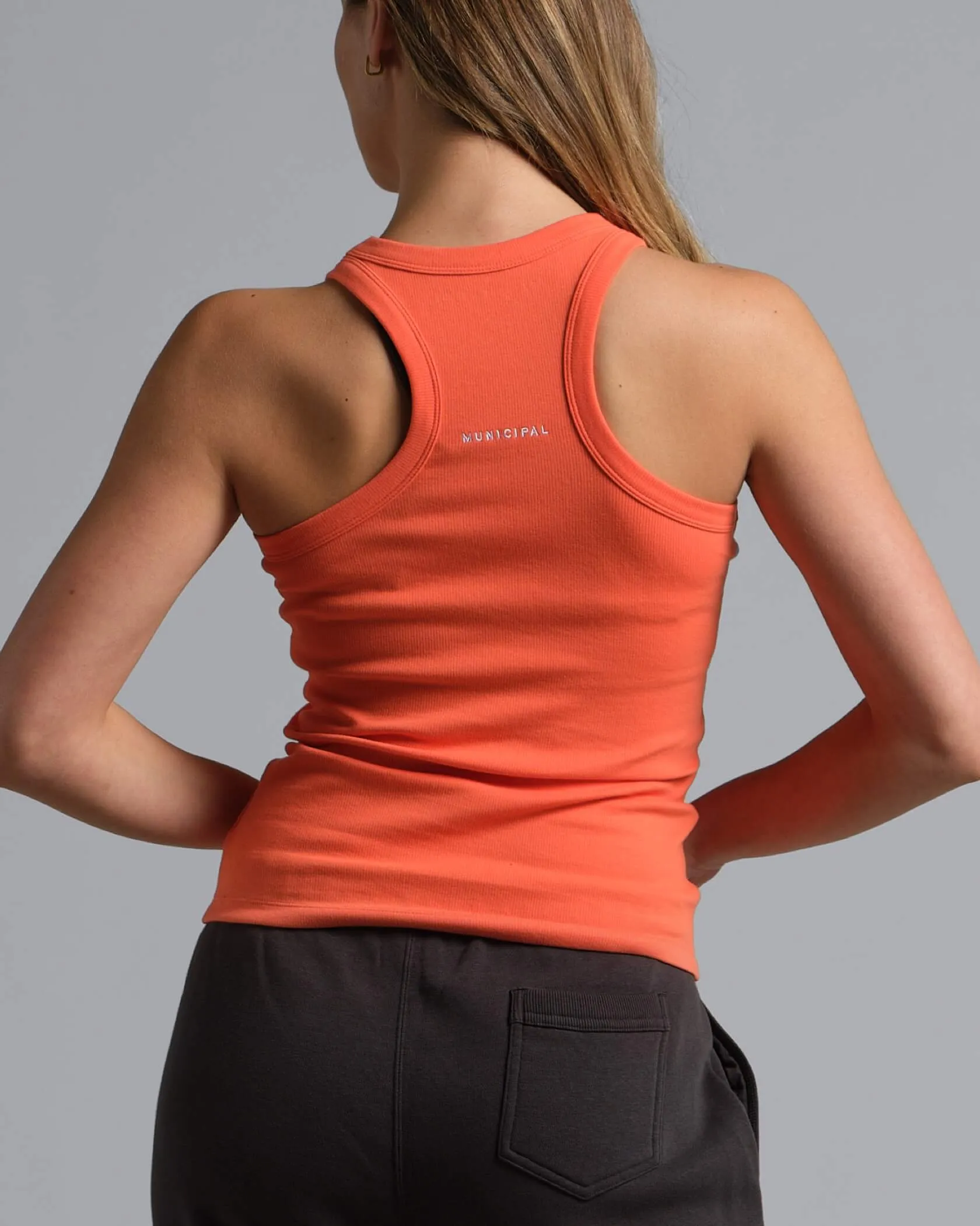 Women's Rib Knit Tank sold by MUNICIPAL product image thumbnail 2