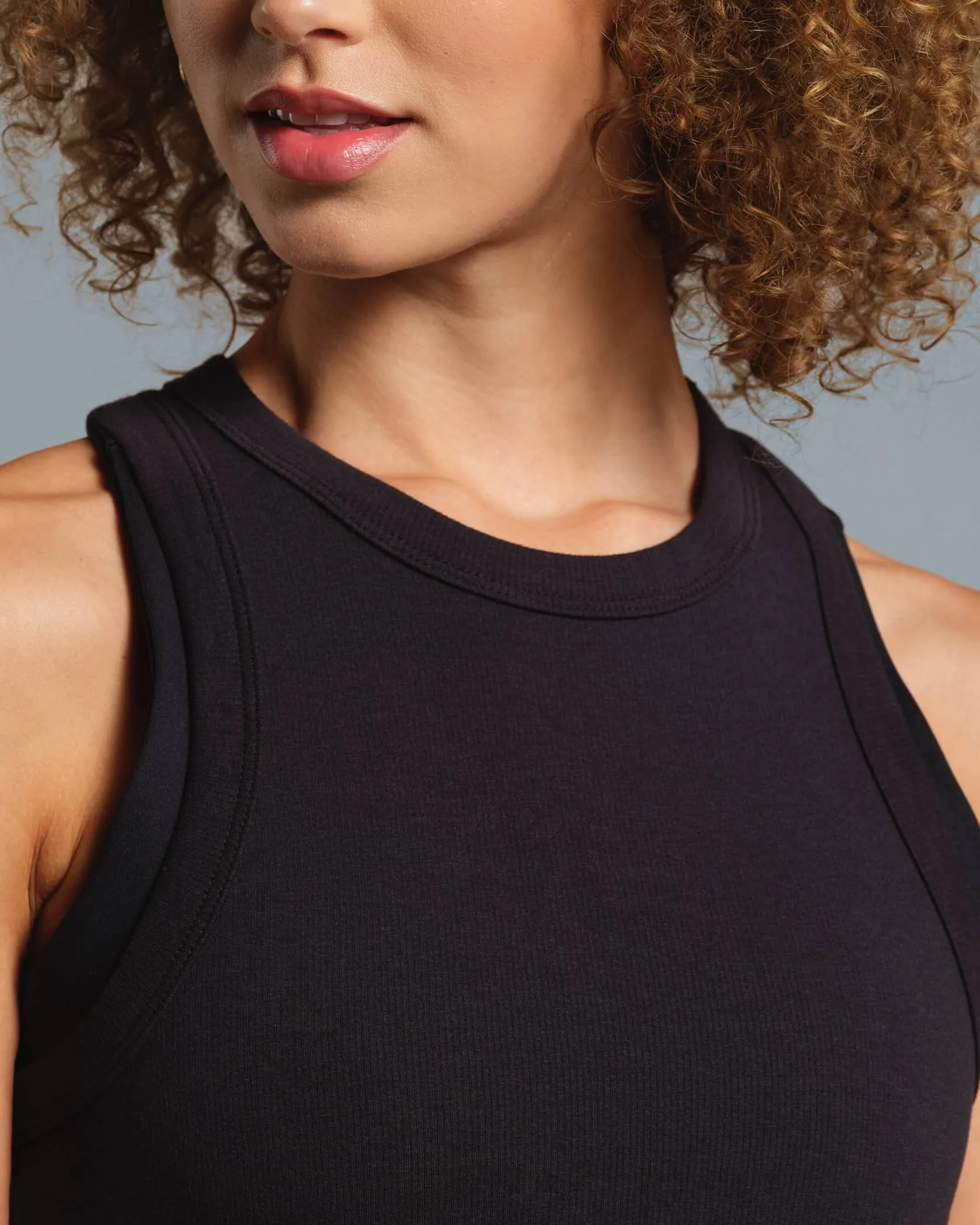Women's Rib Knit Tank sold by MUNICIPAL product image thumbnail 3