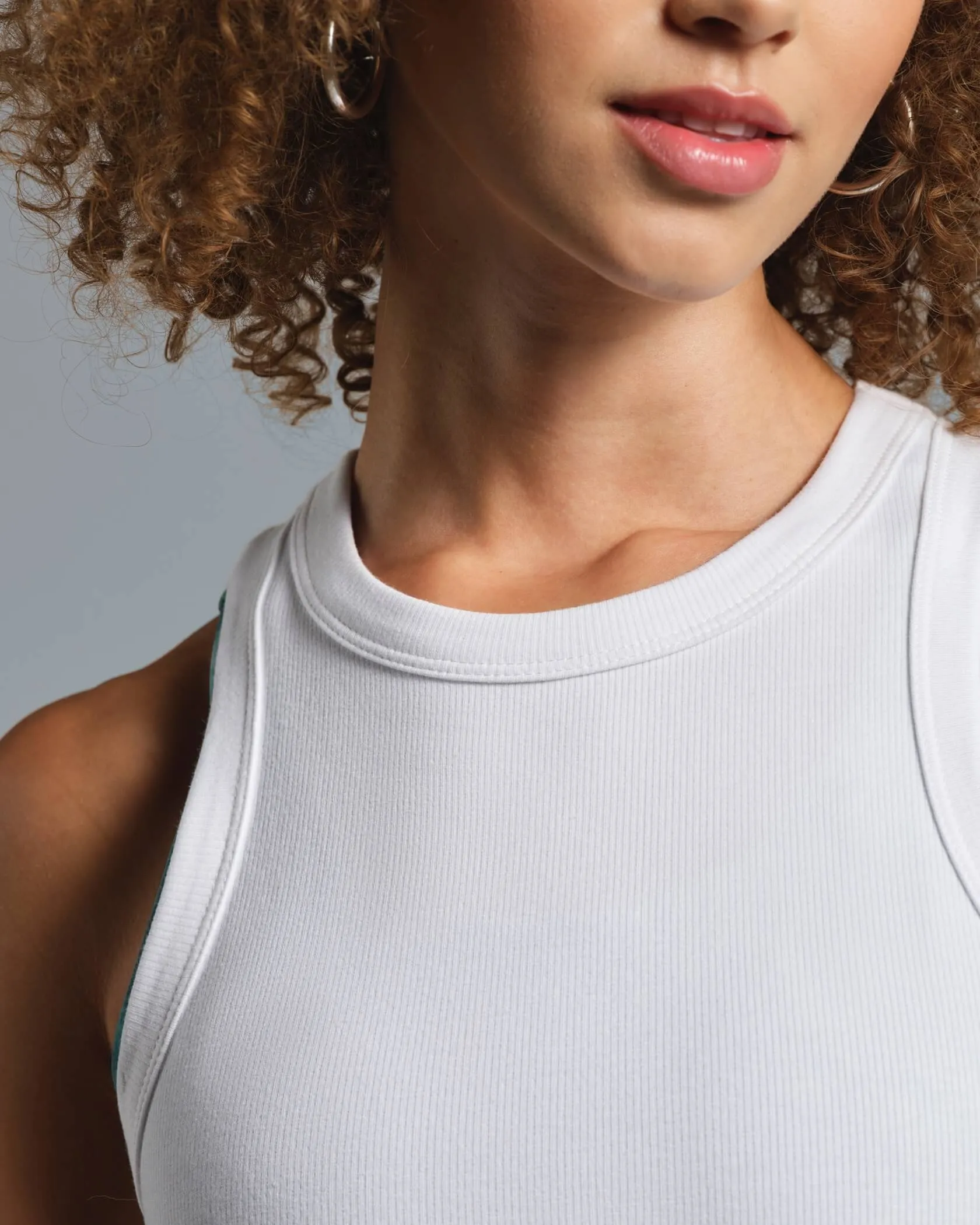 Women's Rib Knit Tank sold by MUNICIPAL product image thumbnail 3