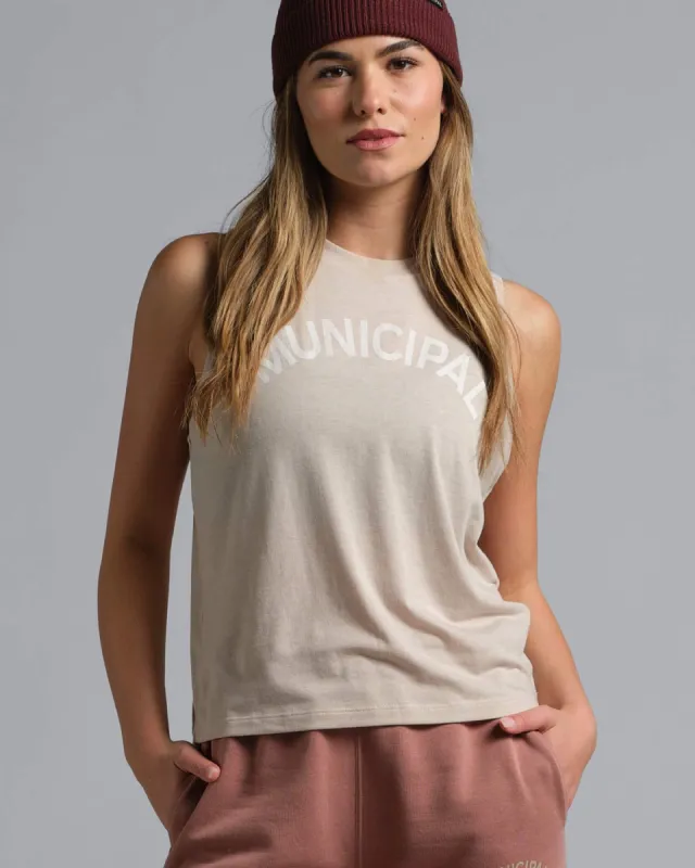 Women's Origin Tank sold by MUNICIPAL