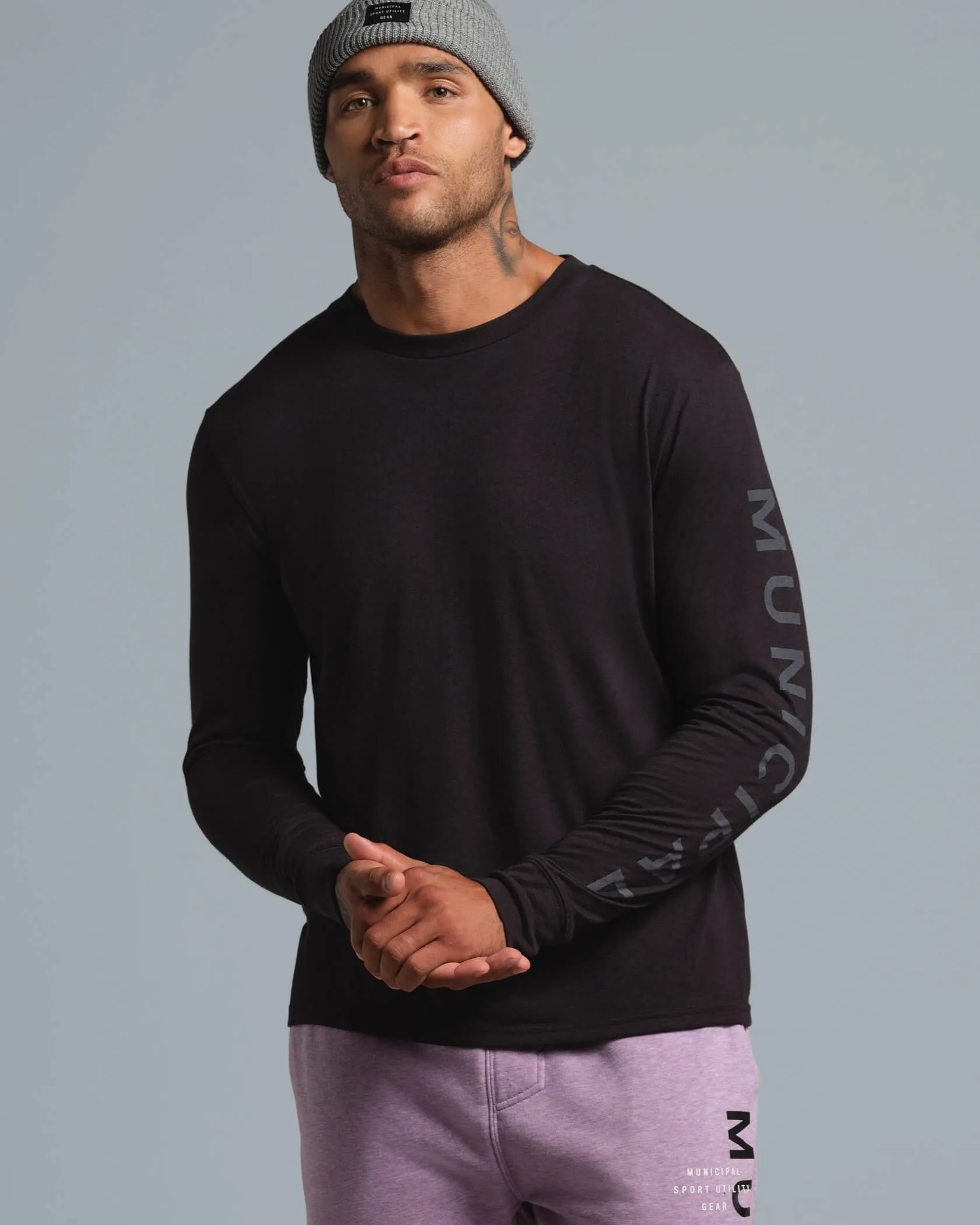 Armband SuperBlend LS T-Shirt sold by MUNICIPAL