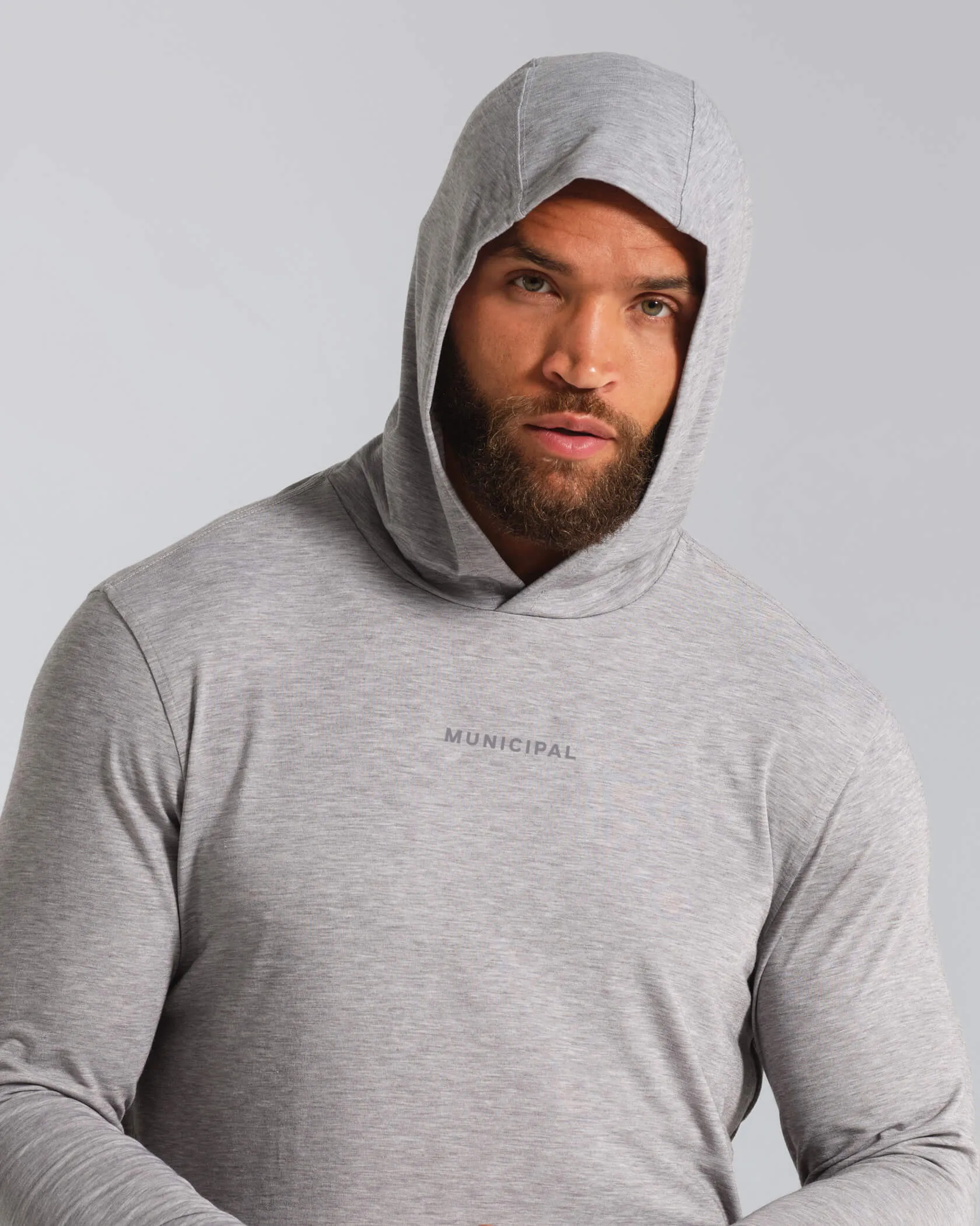 Sport Utility LS Hooded T-Shirt sold by MUNICIPAL product image thumbnail 2
