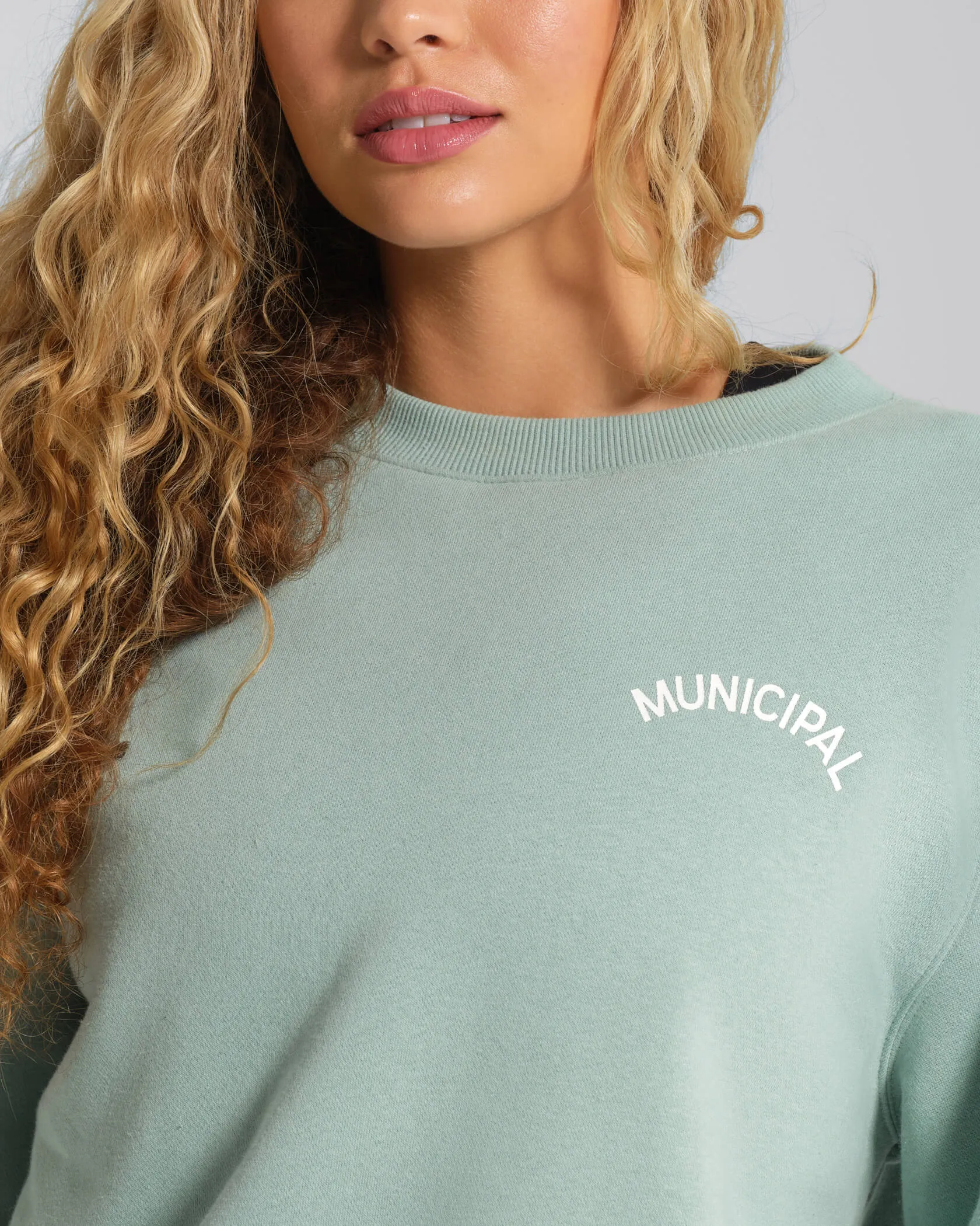 Women's Varsity Crew Neck sold by MUNICIPAL product image thumbnail 4