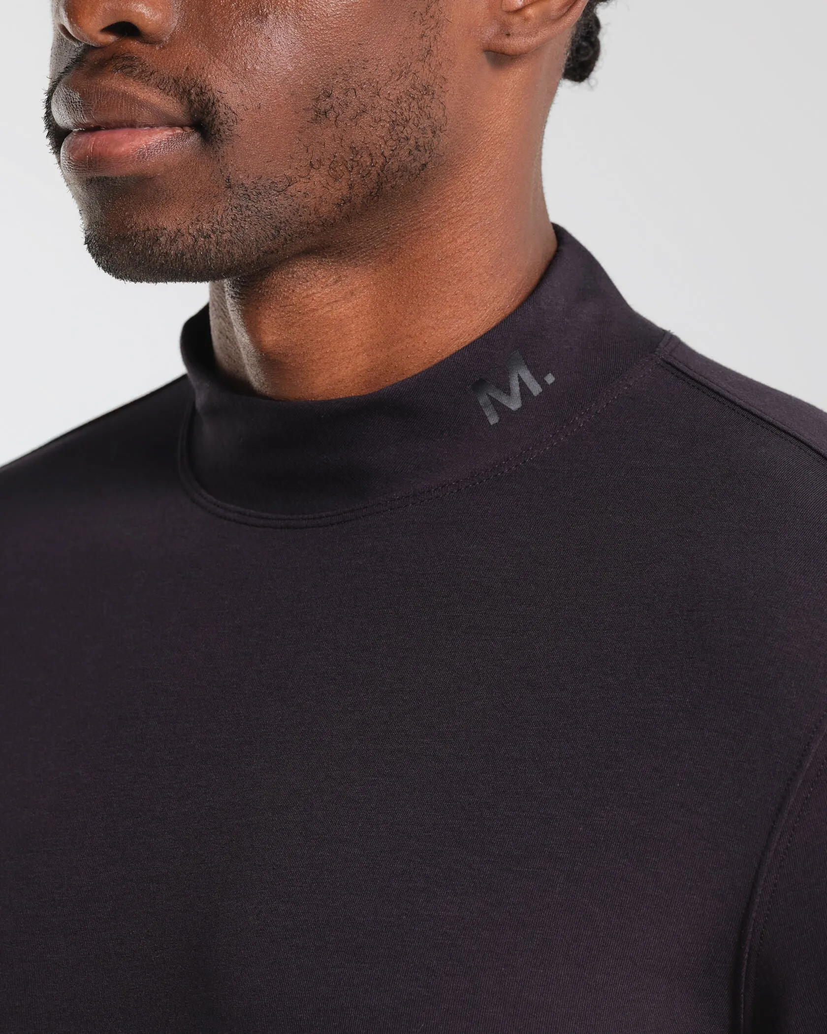 Micro Mock Neck SS Crew sold by MUNICIPAL product image thumbnail 3