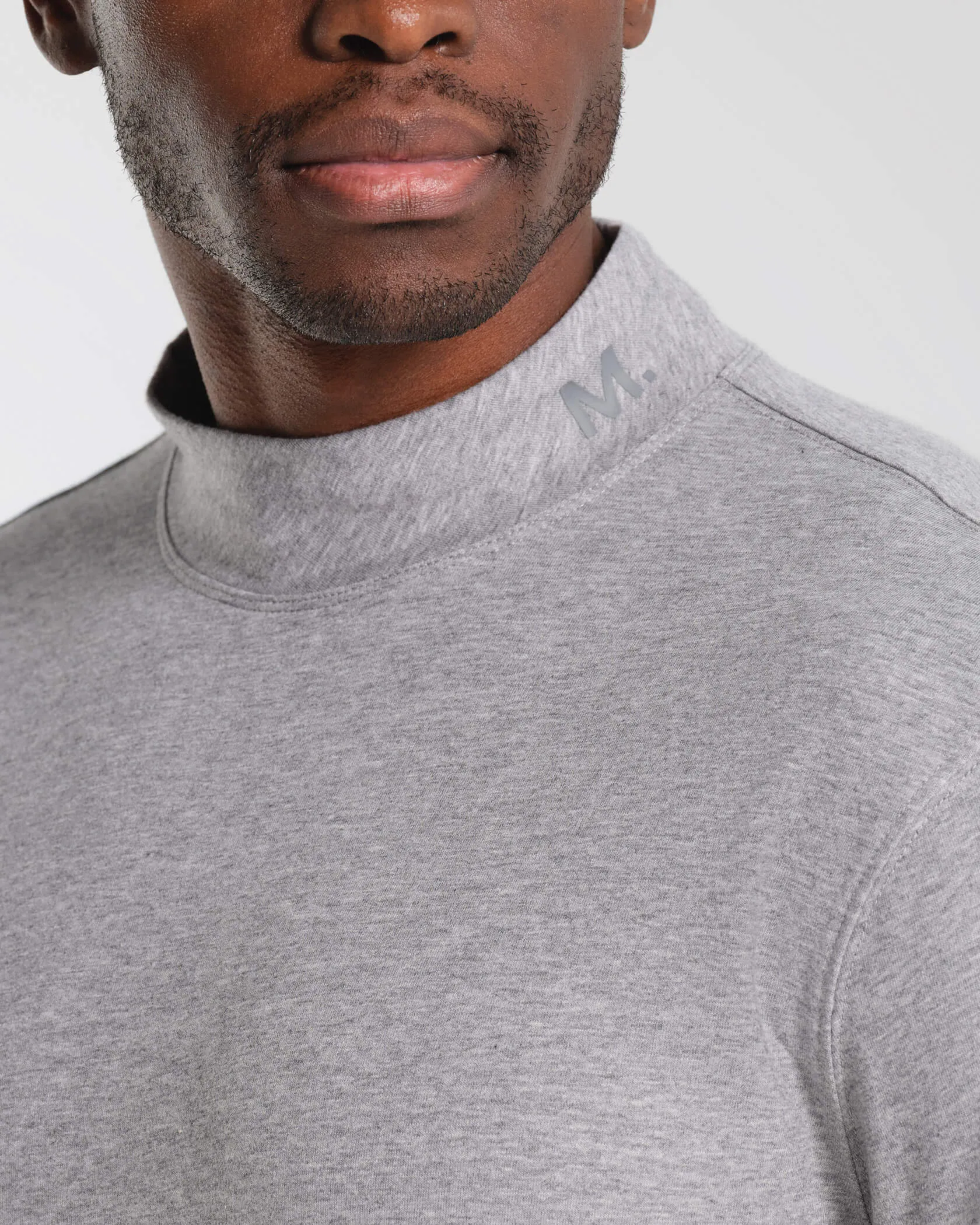 Micro Mock Neck LS Crew sold by MUNICIPAL product image thumbnail 2