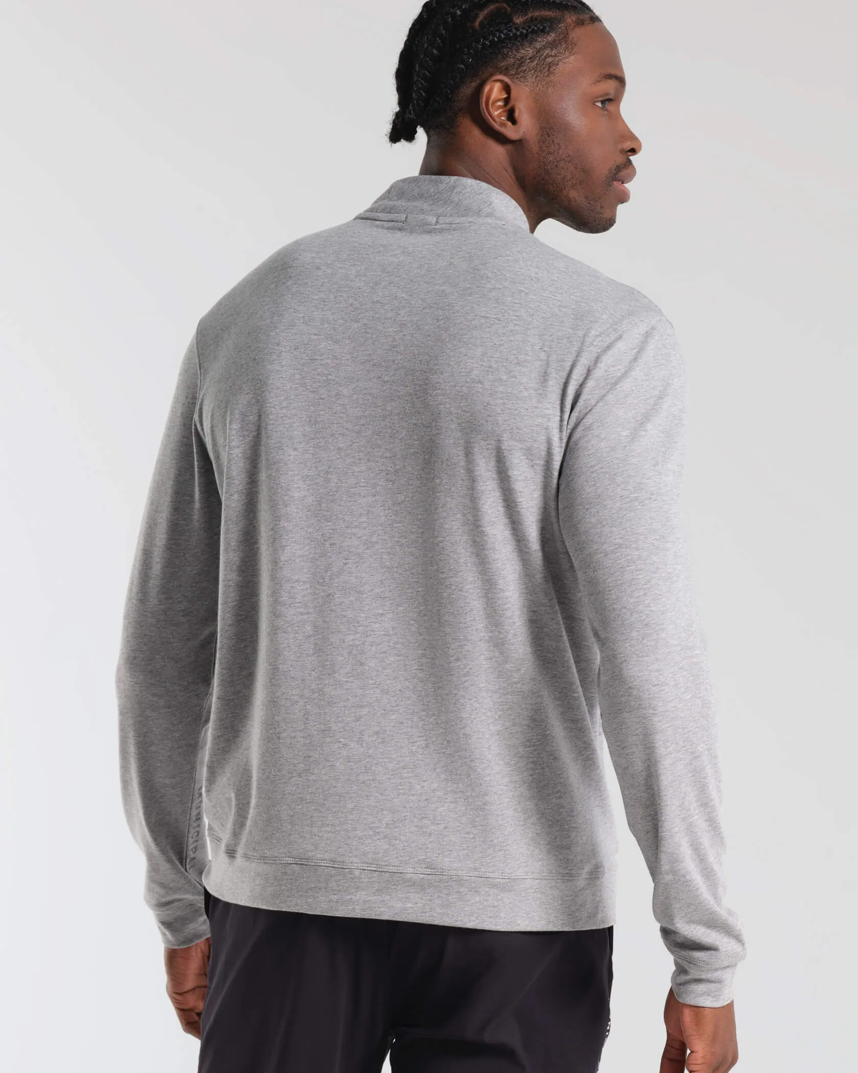 Micro Mock Neck LS Crew sold by MUNICIPAL product image thumbnail 4