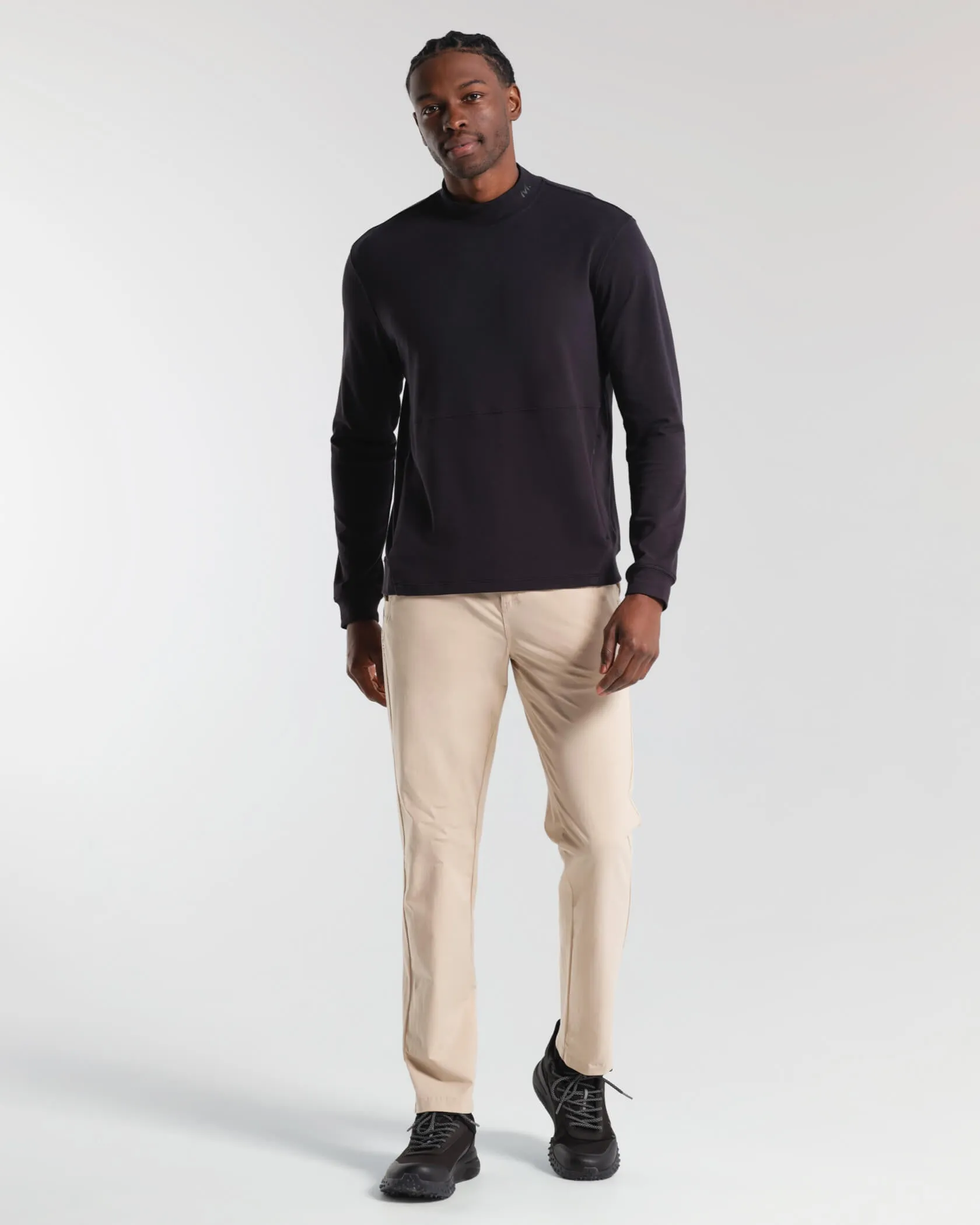 Micro Mock Neck LS Crew sold by MUNICIPAL product image thumbnail 4