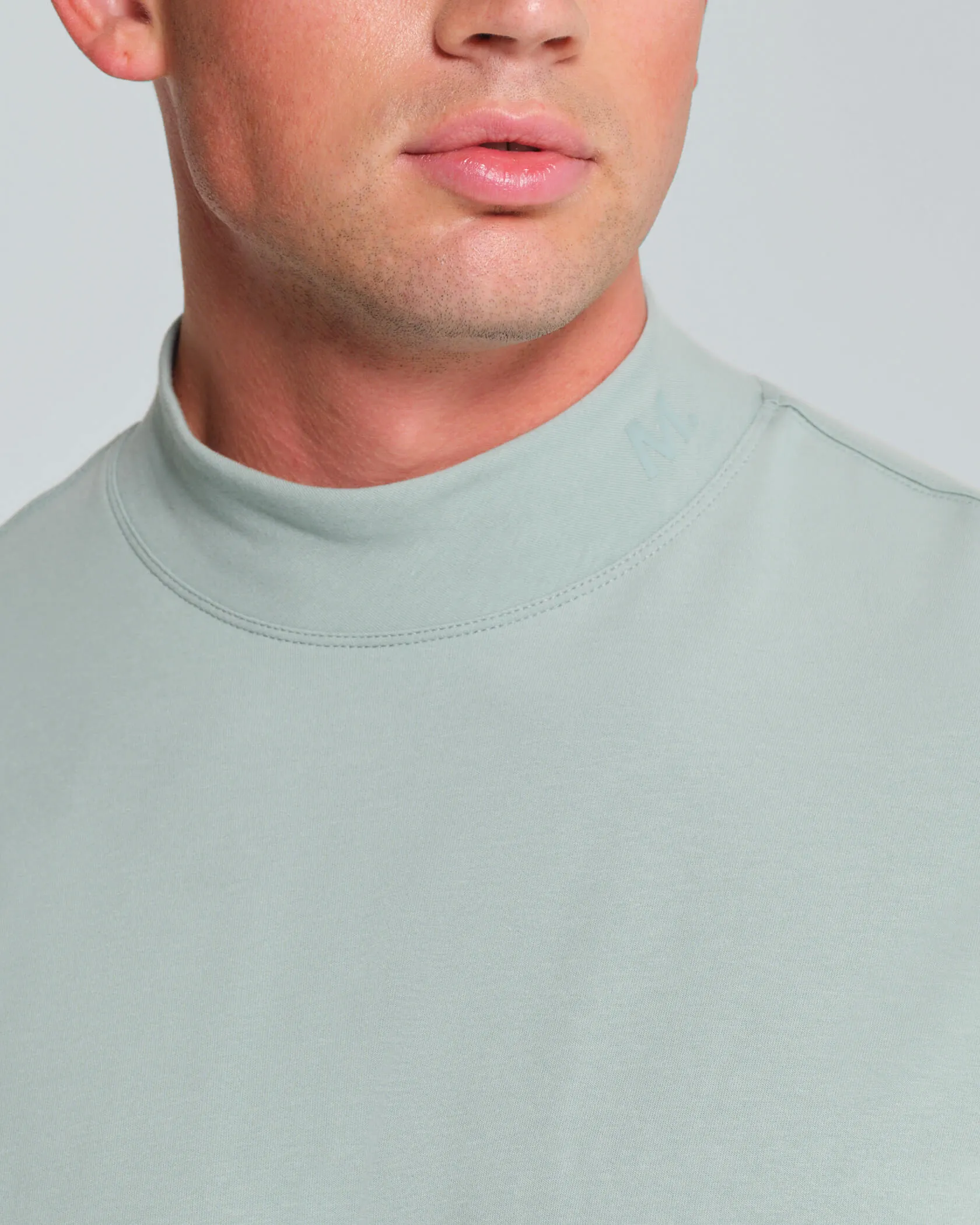 Micro Mock Neck LS Crew sold by MUNICIPAL product image thumbnail 3