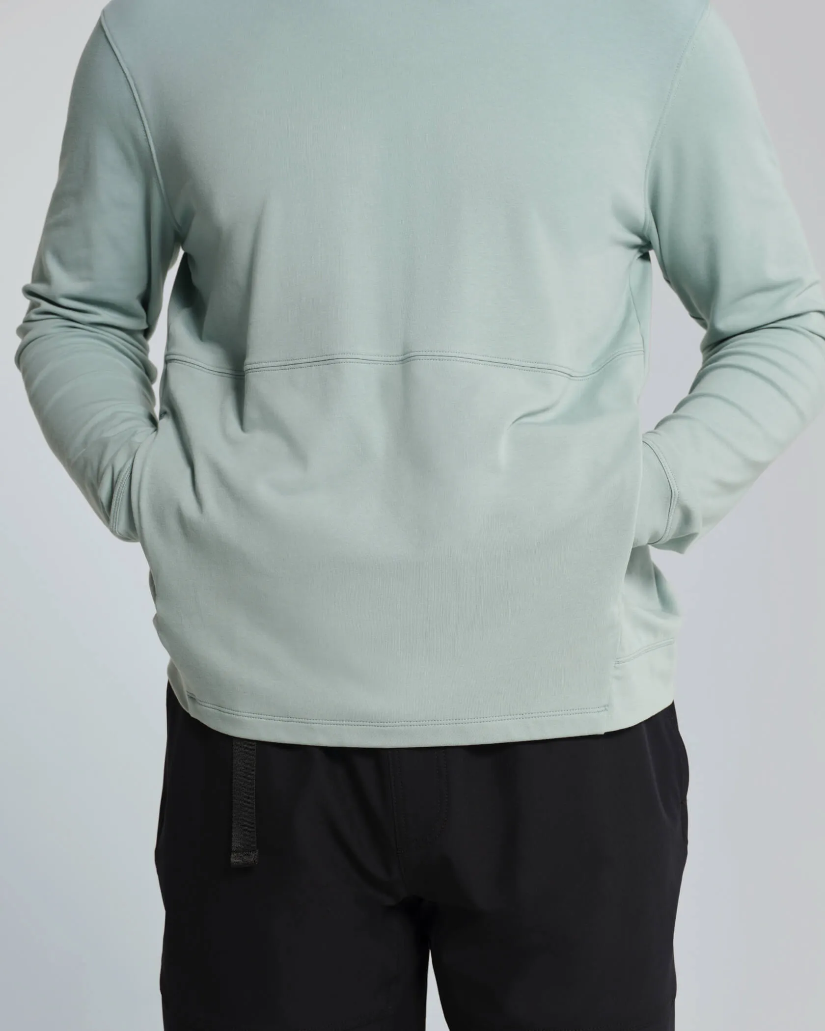 Micro Mock Neck LS Crew sold by MUNICIPAL product image thumbnail 4