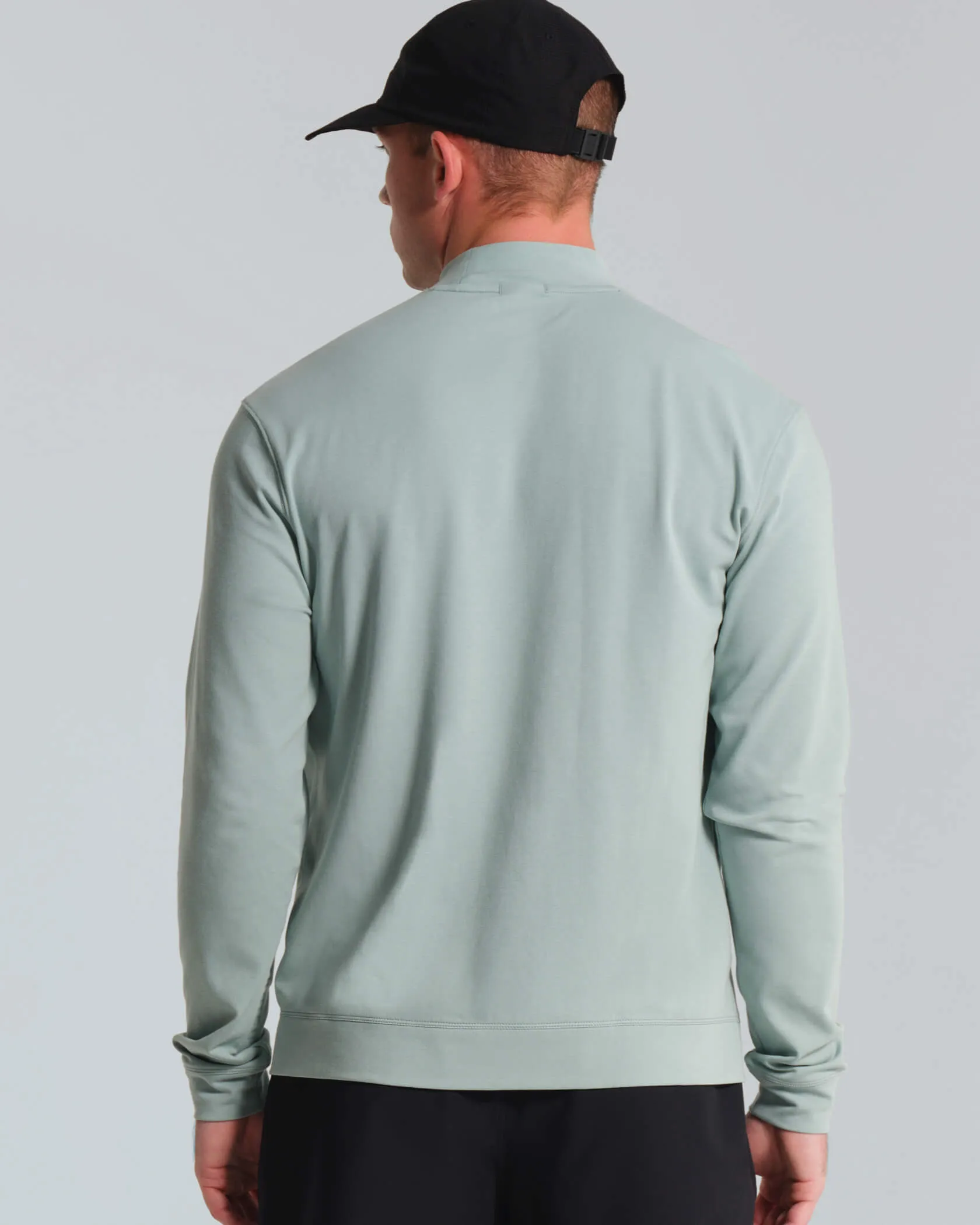 Micro Mock Neck LS Crew sold by MUNICIPAL product image thumbnail 2
