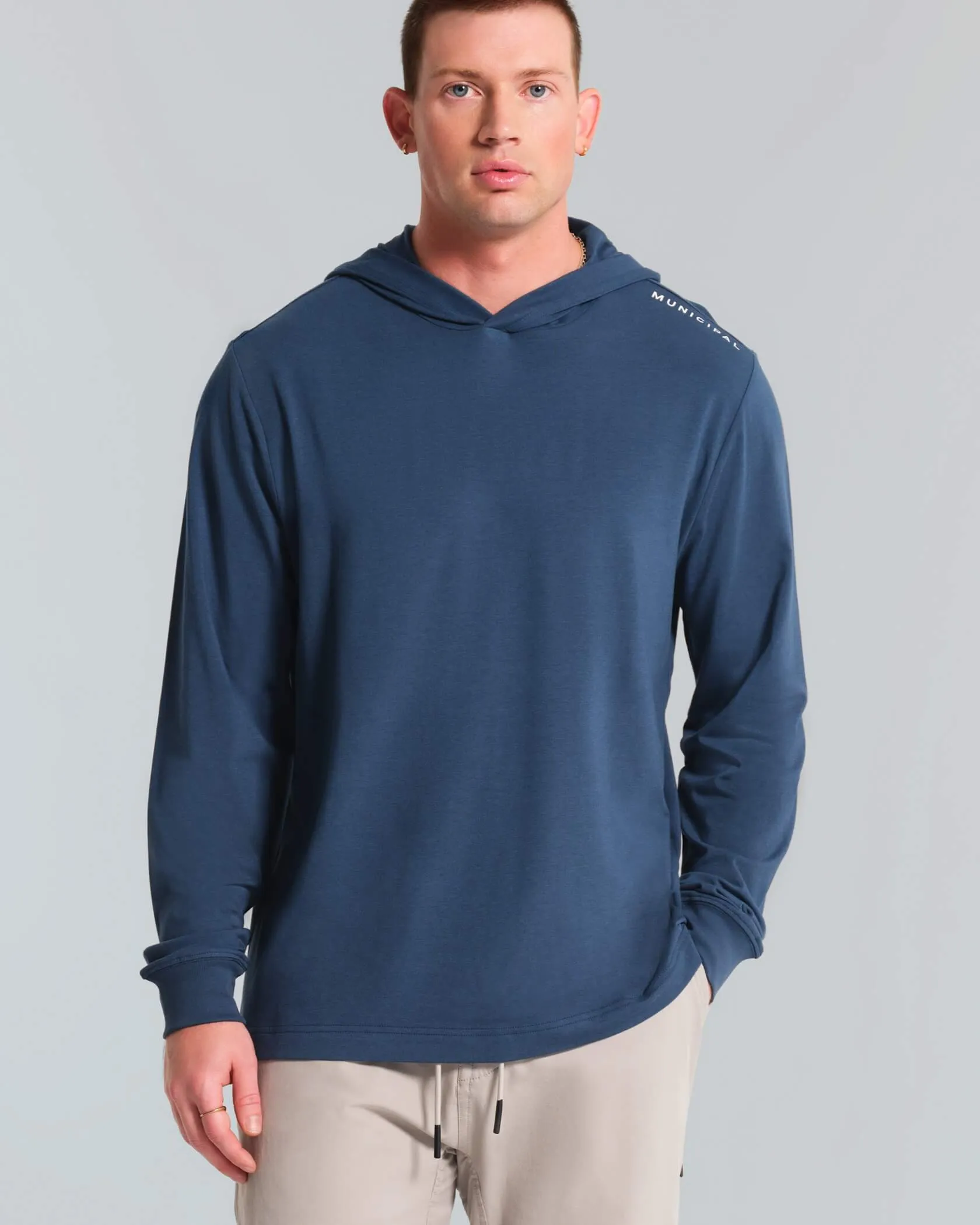 Enduro Stretch LS Hooded T-Shirt sold by MUNICIPAL