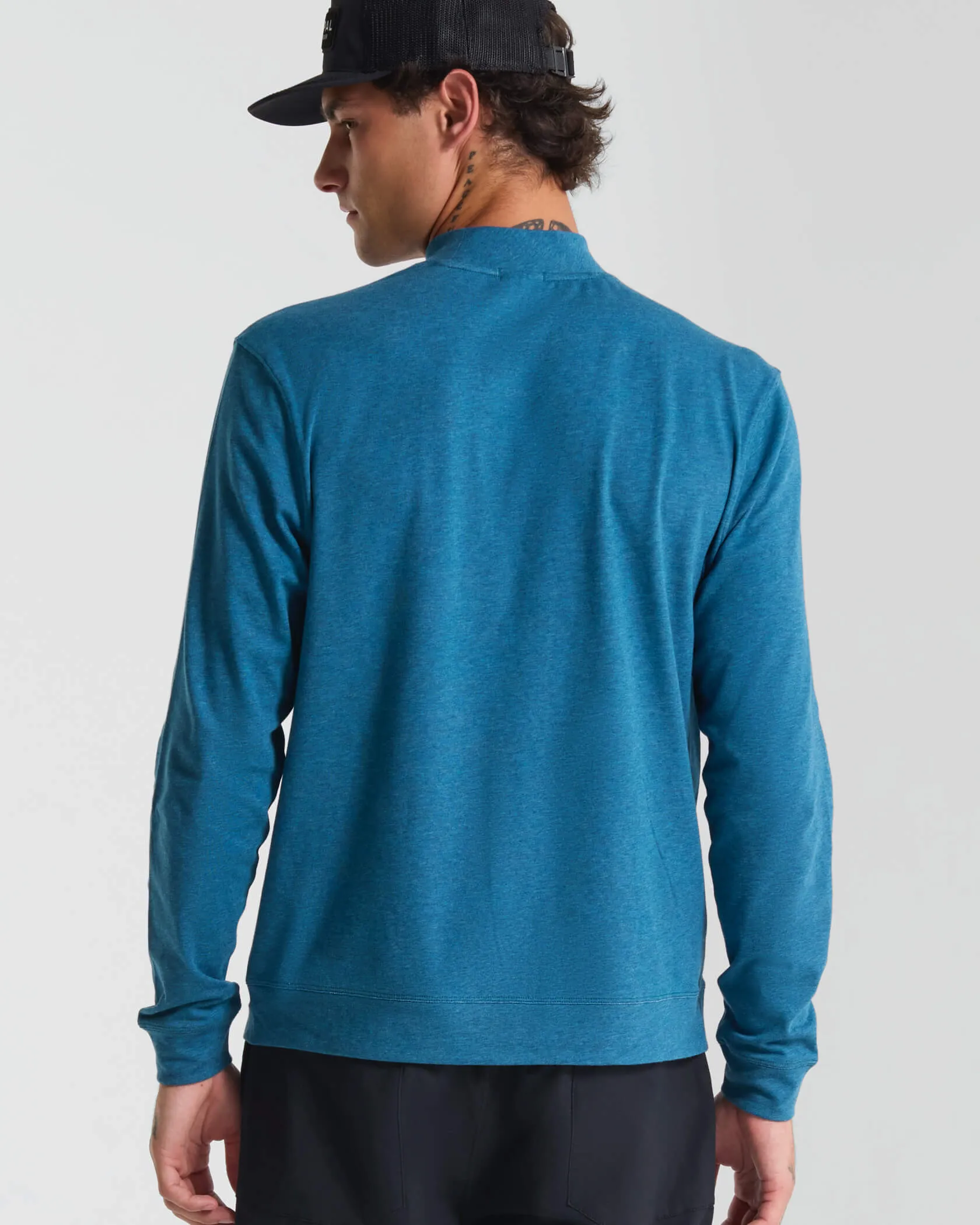 Micro Mock Neck LS Crew sold by MUNICIPAL product image thumbnail 2