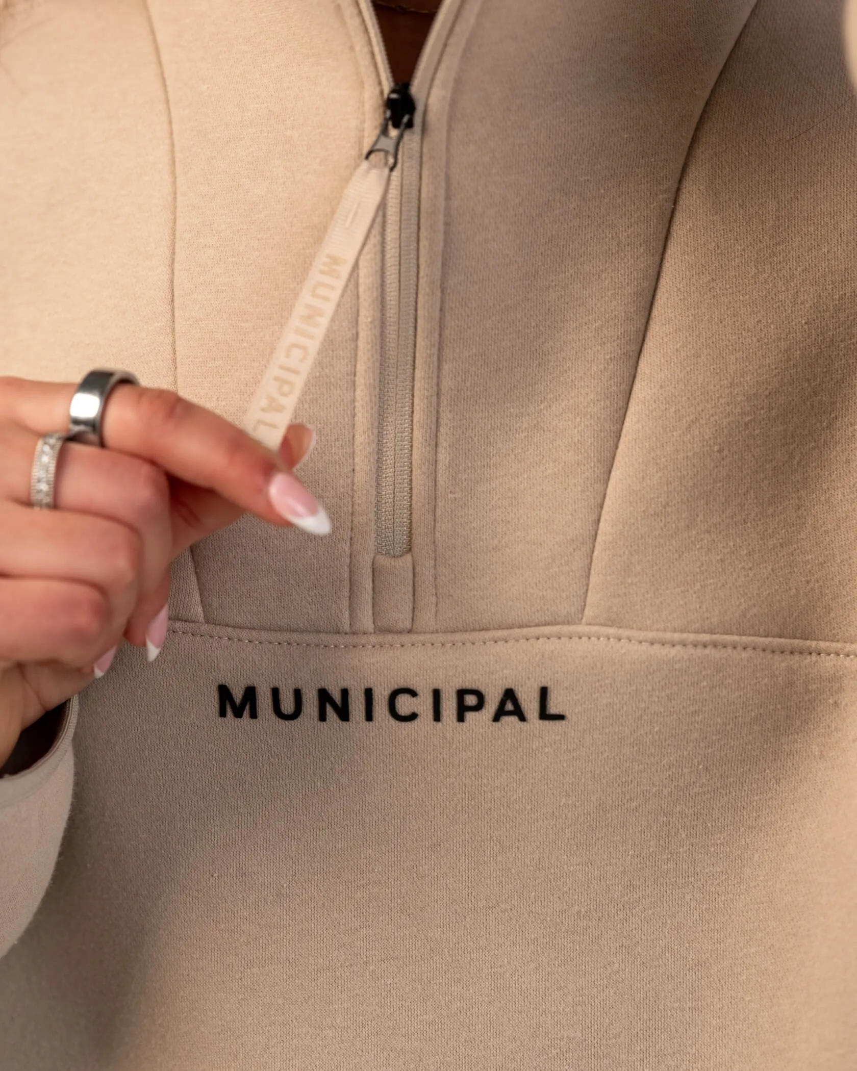 Women's Self-Made Half Zip sold by MUNICIPAL product image thumbnail 4