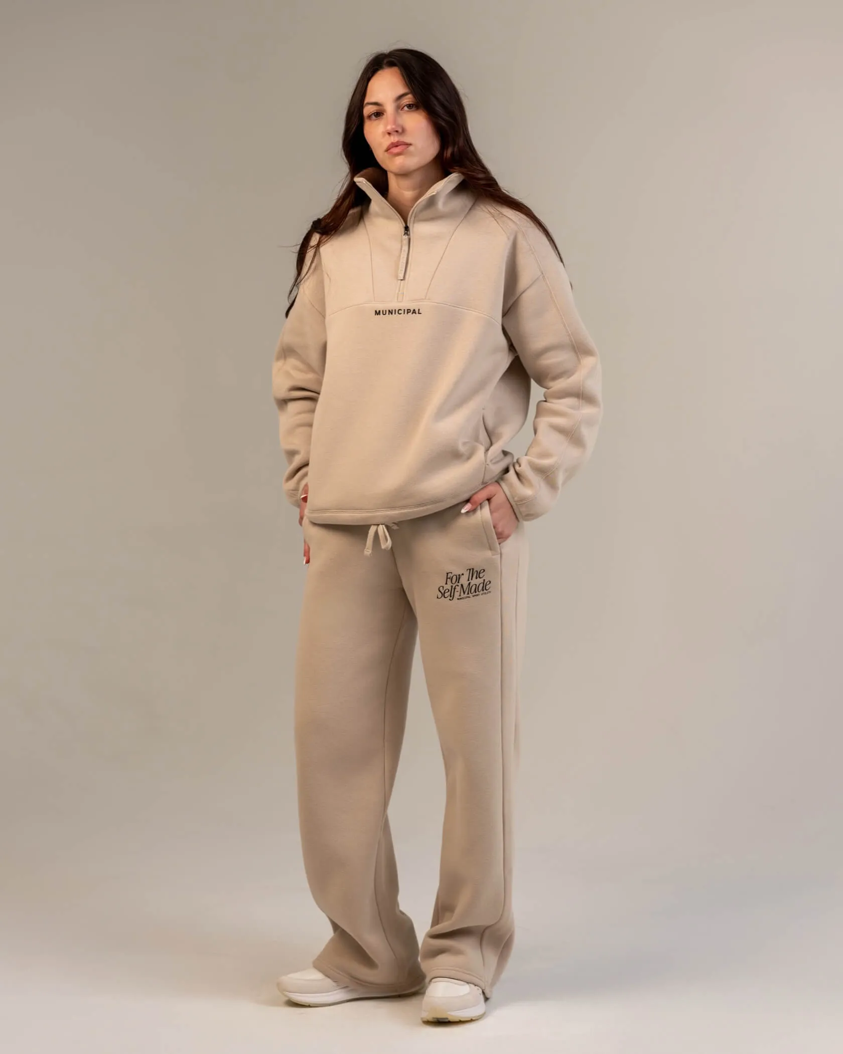Women's Self-Made Half Zip sold by MUNICIPAL product image thumbnail 2