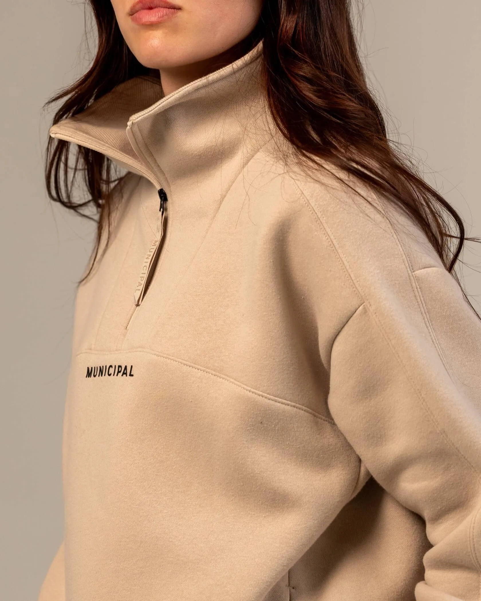 Women's Self-Made Half Zip sold by MUNICIPAL product image thumbnail 3