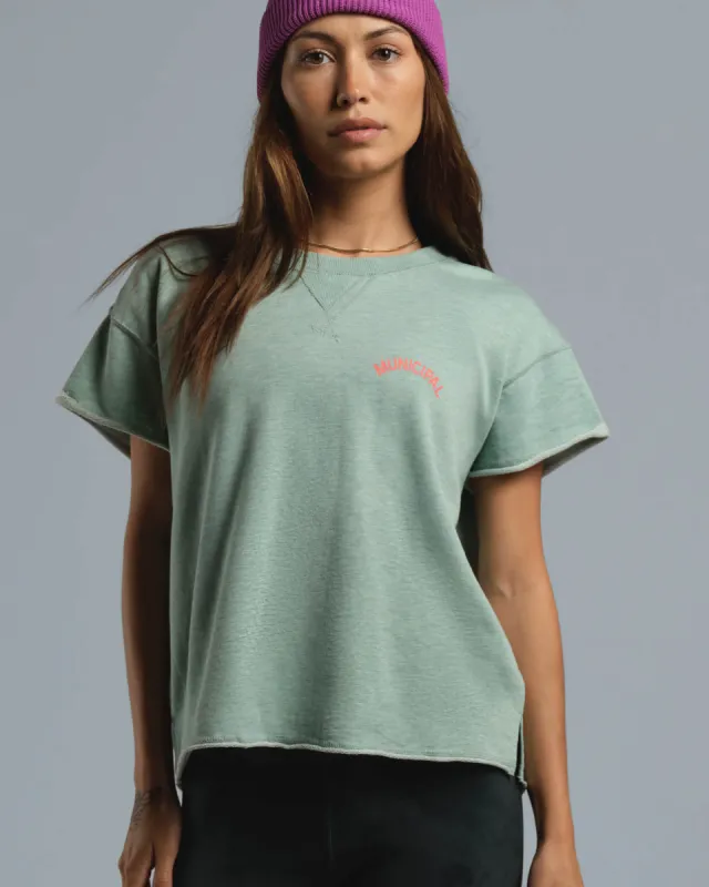 Women's French Terry Short Sleeve sold by MUNICIPAL
