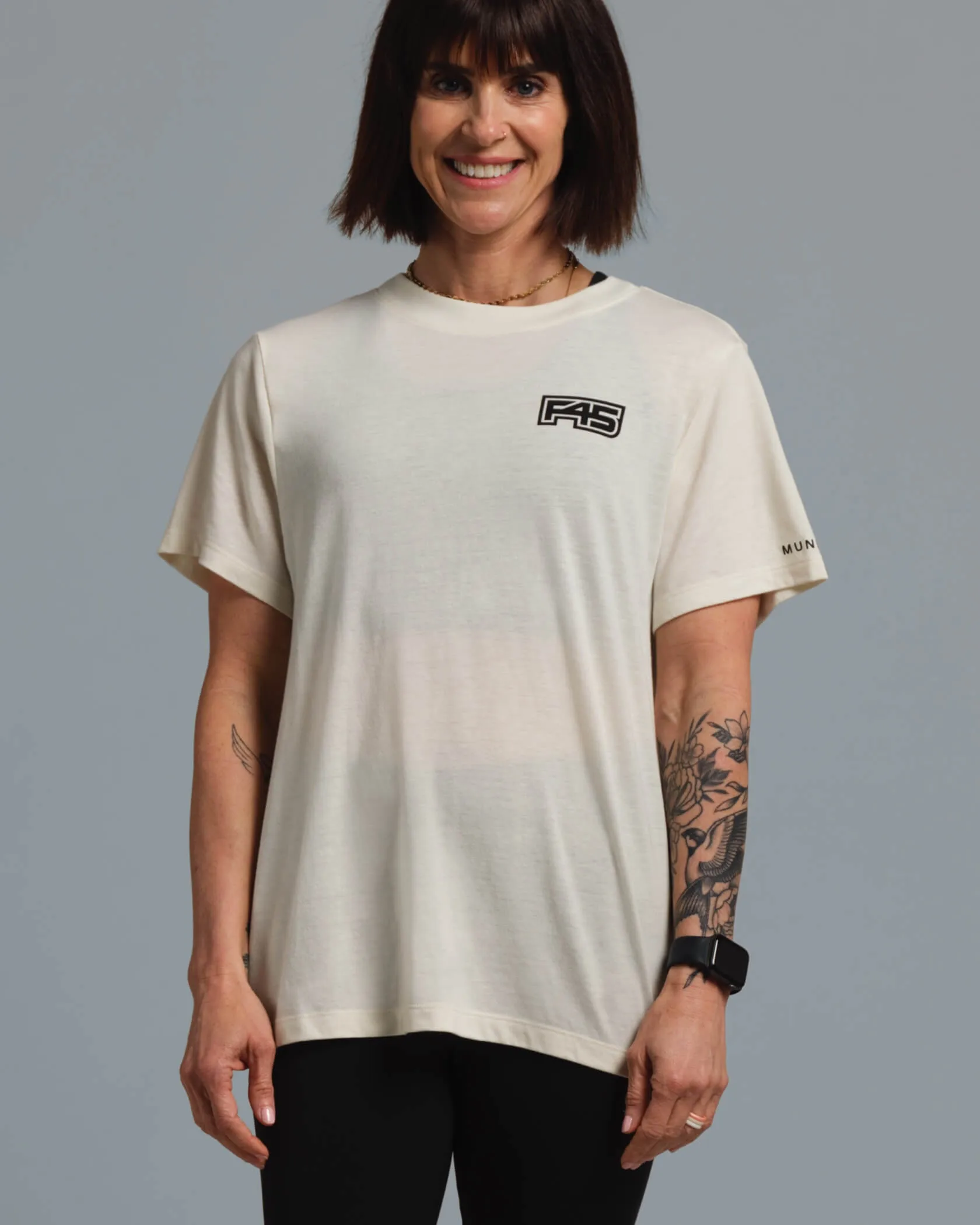 F45 Women's SuperBlend T-Shirt sold by MUNICIPAL product image thumbnail 4