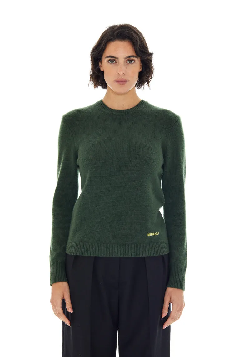 EMBROIDERED CASHMERE CREWNECK sold by RENGGLI product image thumbnail 2