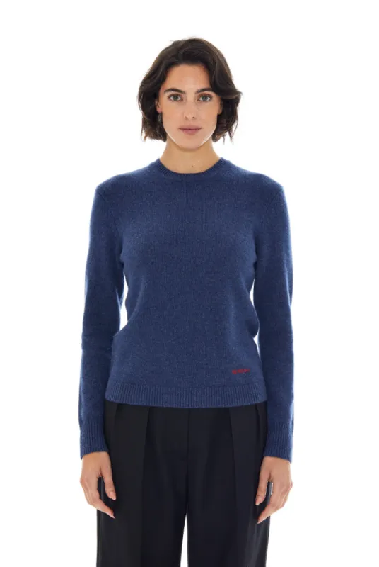 EMBROIDERED CASHMERE CREWNECK sold by RENGGLI