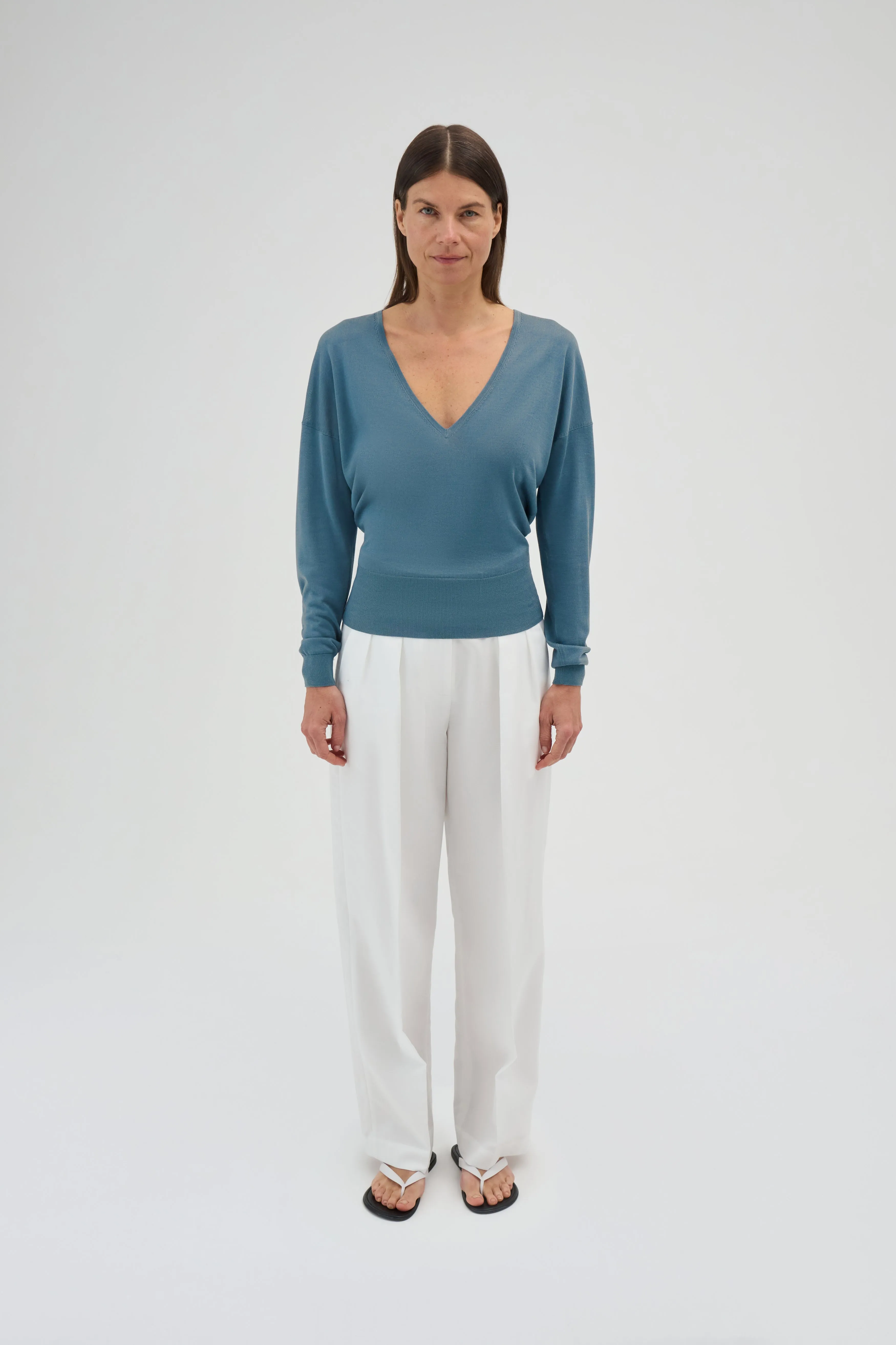 COTTON PLEATED TROUSER sold by RENGGLI product image thumbnail 2