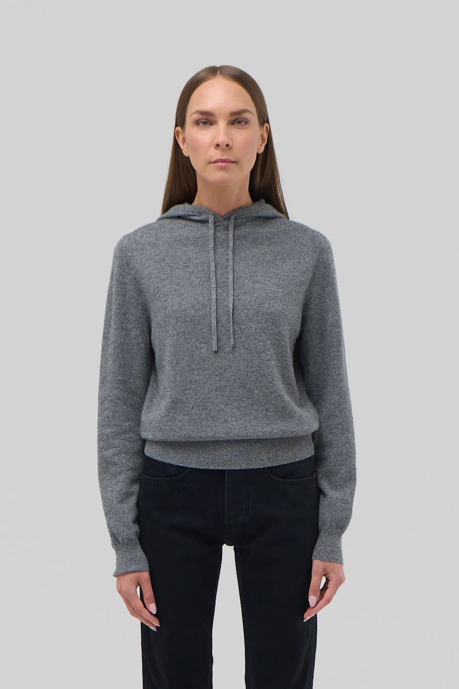 CASHMERE KNIT HOODIE sold by RENGGLI