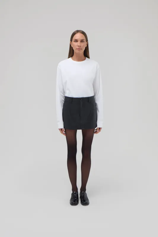 LEATHER CARGO SKIRT sold by RENGGLI