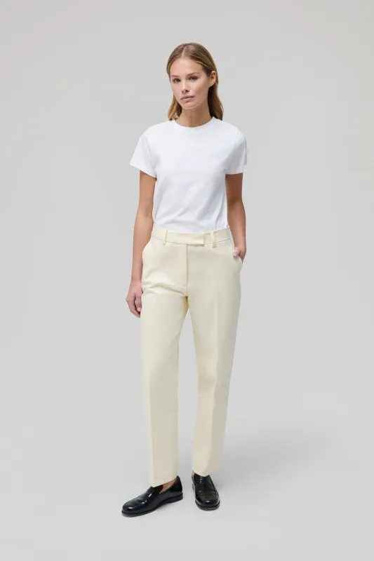 COTTON TWILL TAILORED TROUSER made by RENGGLI