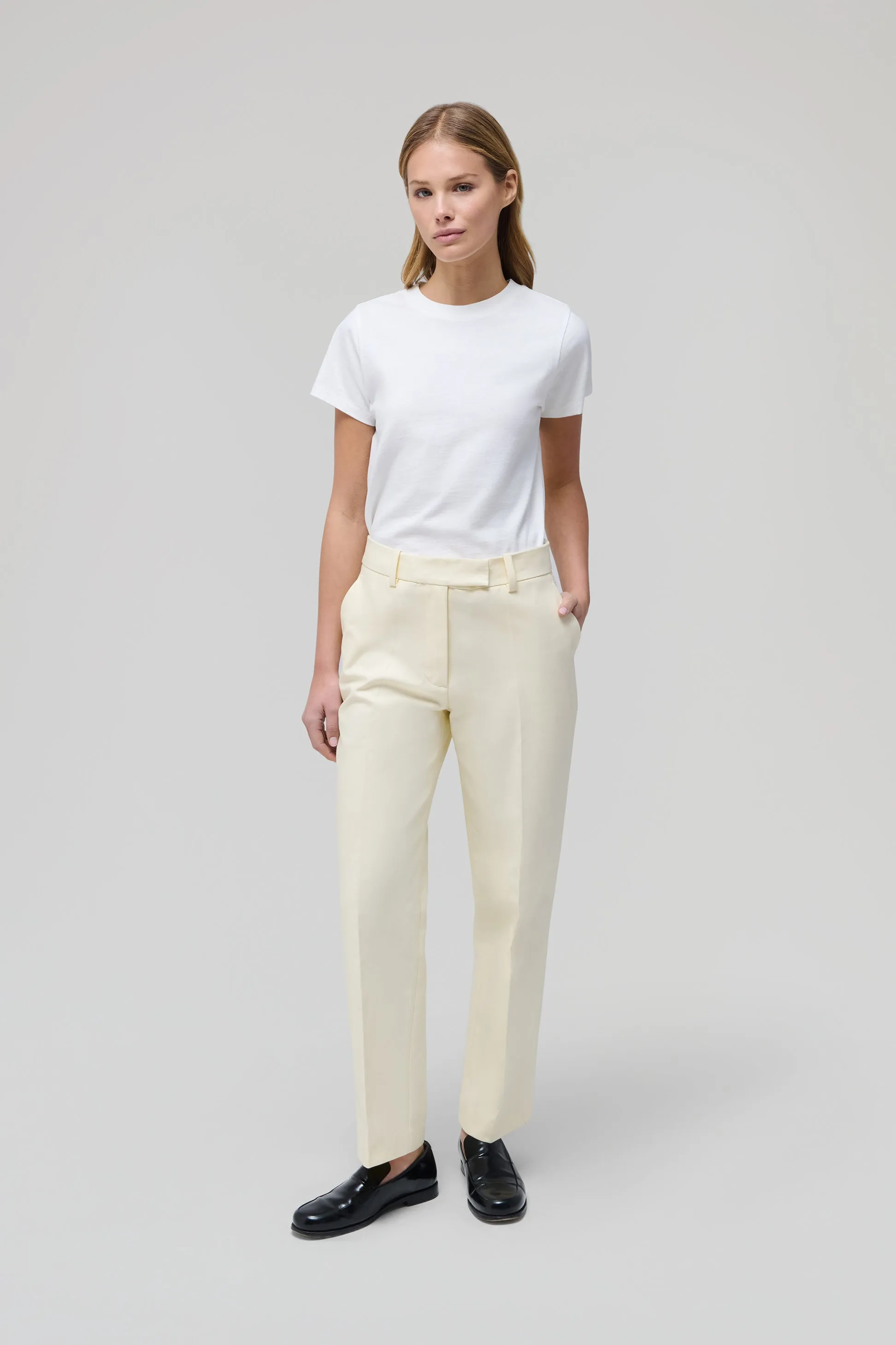 COTTON TWILL TAILORED TROUSER sold by RENGGLI