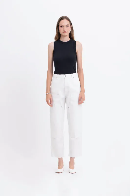 BOYFRIEND FIT WORK PANT sold by RENGGLI