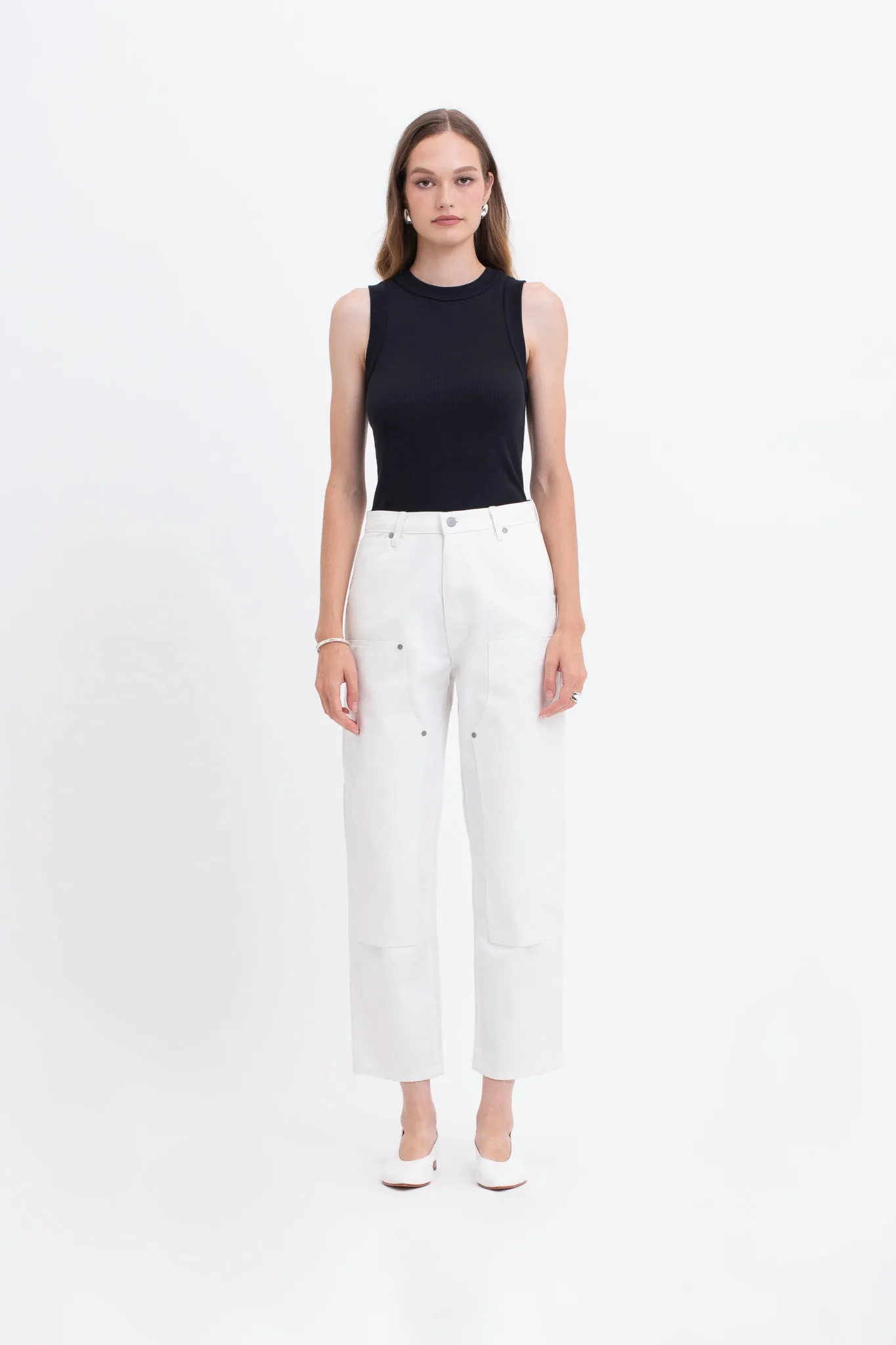 BOYFRIEND FIT WORK PANT sold by RENGGLI