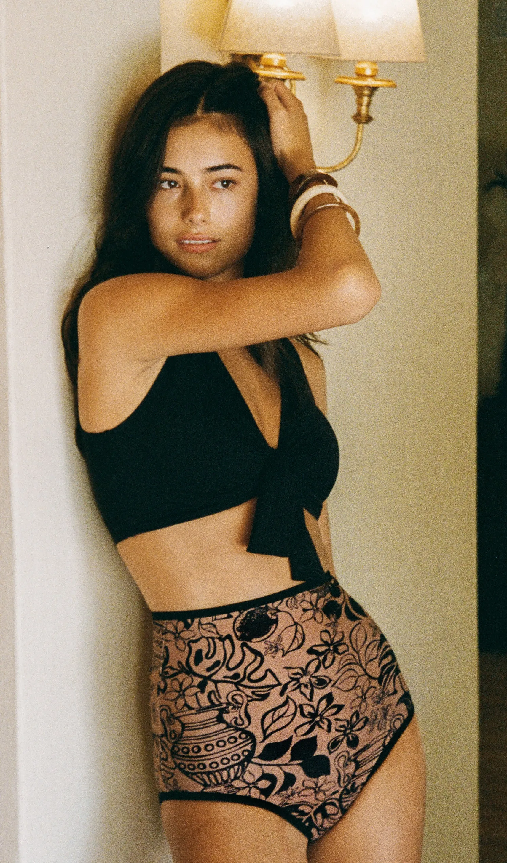 HANNA Bikini Set with Reversible High-Waist Bottom sold by Visual Mood