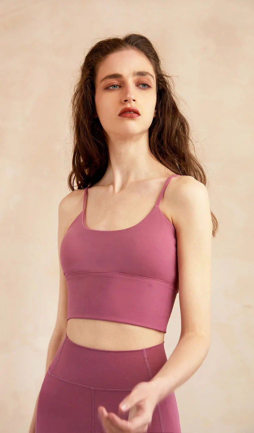 RUBY Longline YOGA Bra - Dark Pink sold by Visual Mood product image thumbnail 3