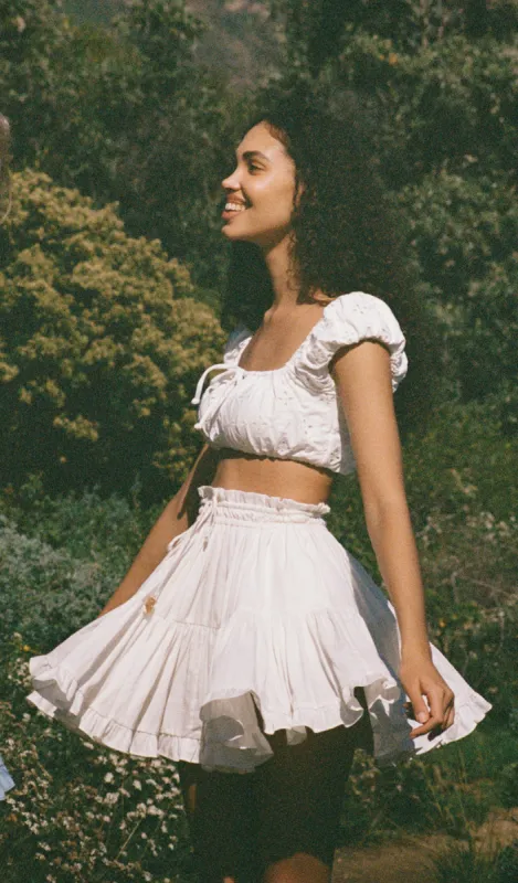 JULES Mini Tiered Skirt sold by Visual Mood