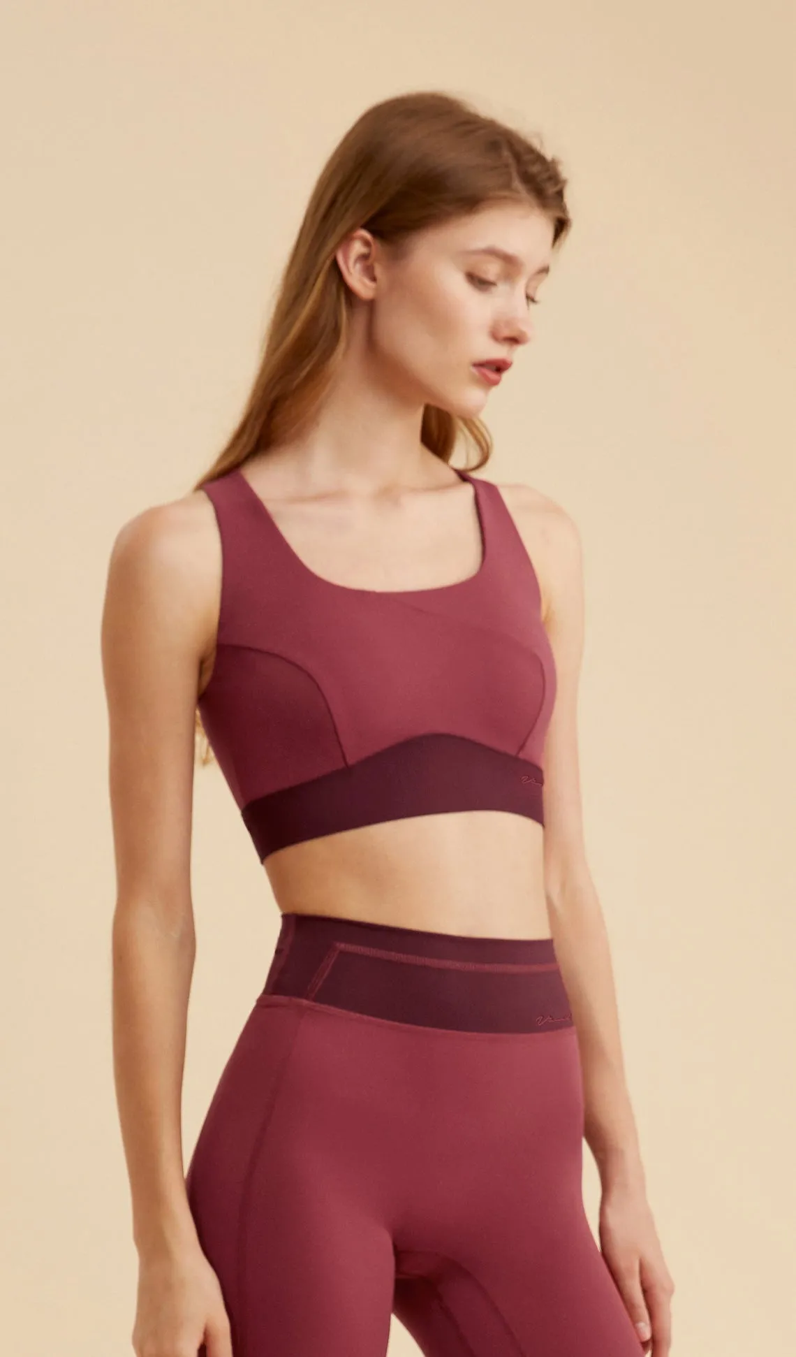 ROSIE Racerback Yoga Bra sold by Visual Mood product image thumbnail 4