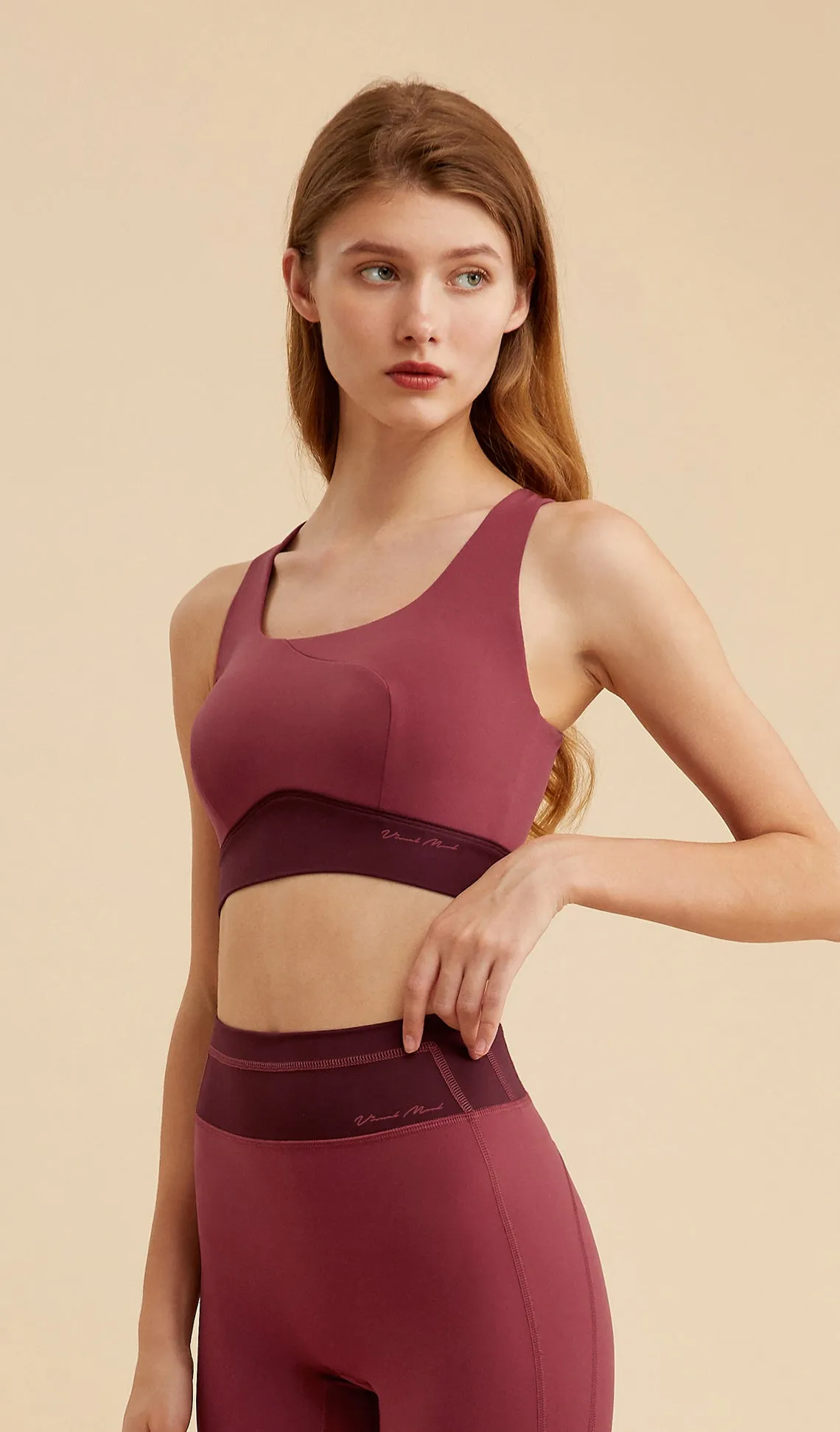 ROSIE Racerback Yoga Bra sold by Visual Mood product image thumbnail 5