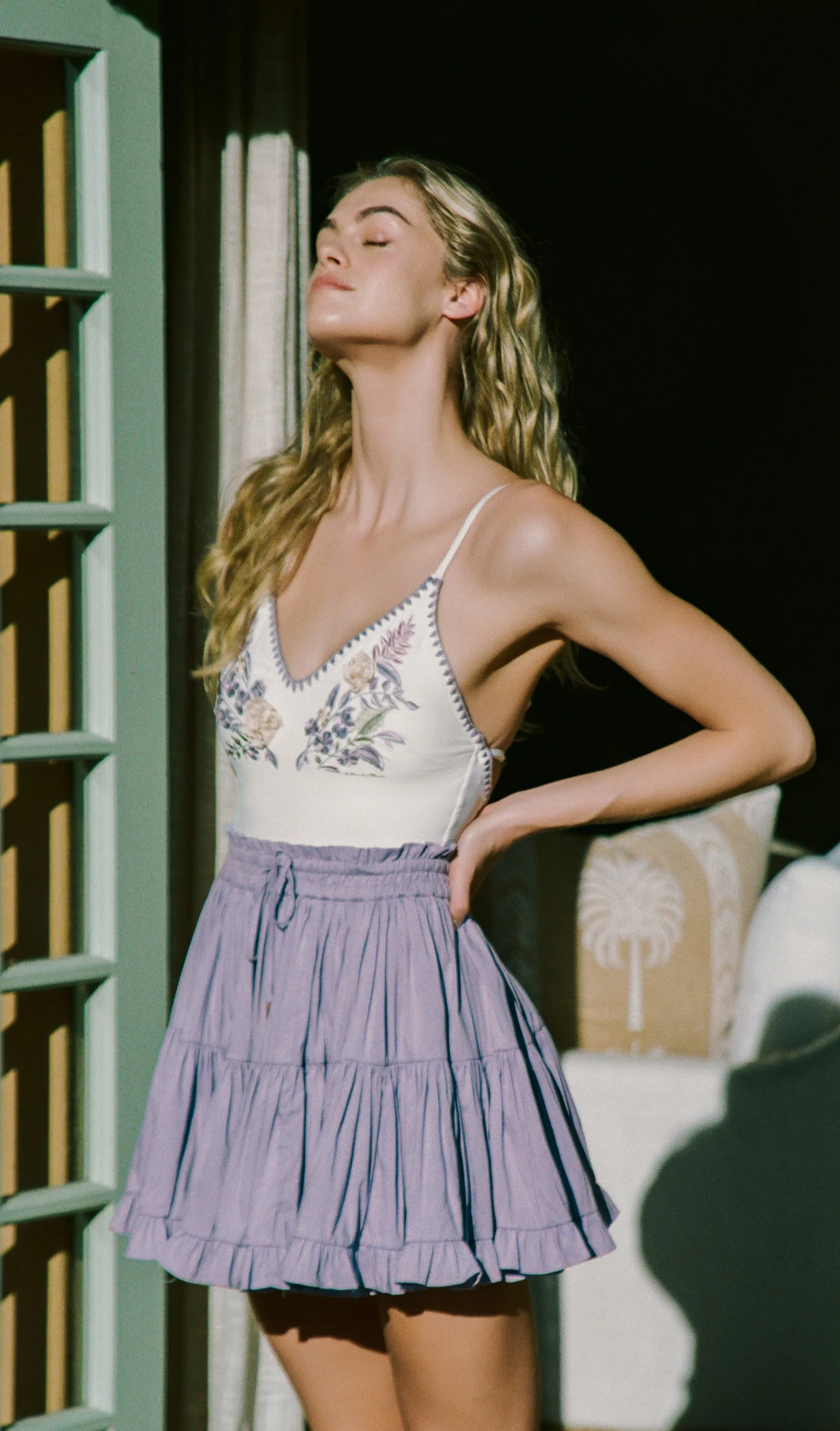 LUNA Mini Tiered Skirt sold by Visual Mood product image thumbnail 4