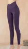 ANIKA V-cut Yoga Pants - Dark Purple sold by Visual Mood