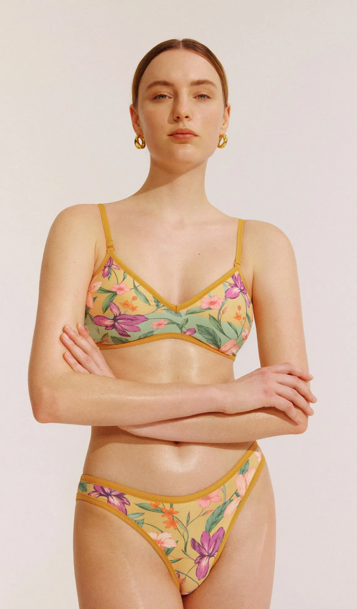 KRISTINA Reversible Low-waist Bikini Set sold by Visual Mood
