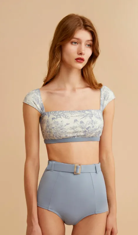 GRACE Vintage Square-neck Bikini Set sold by Visual Mood