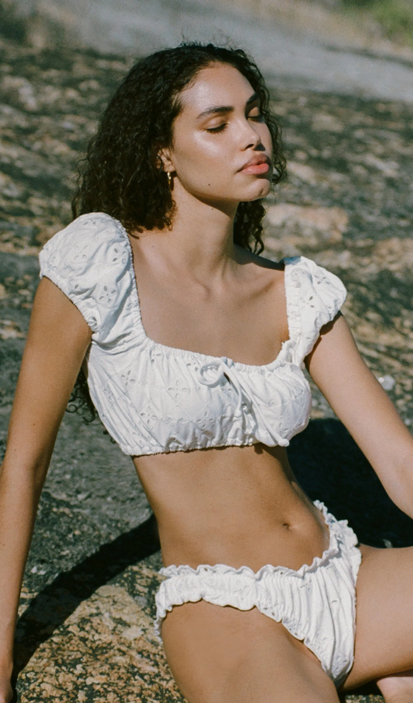 JULES Puff Sleeve Low-waist Bikini Set sold by Visual Mood product image thumbnail 3