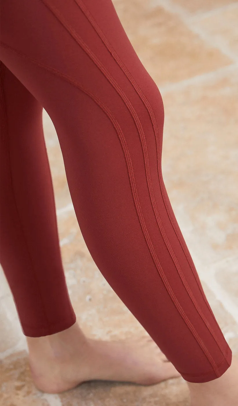 LYLA High Waist Yoga Pants - Red sold by Visual Mood product image thumbnail 5