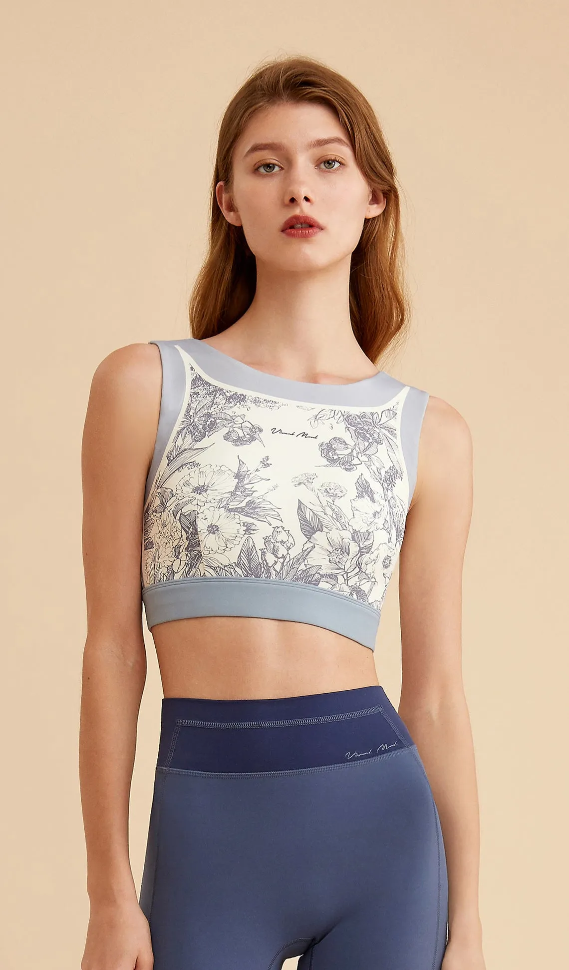 MAYA High-neck Yoga Bra sold by Visual Mood