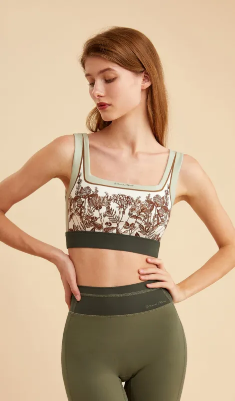 MIRANDA Square-neck Yoga Bra sold by Visual Mood