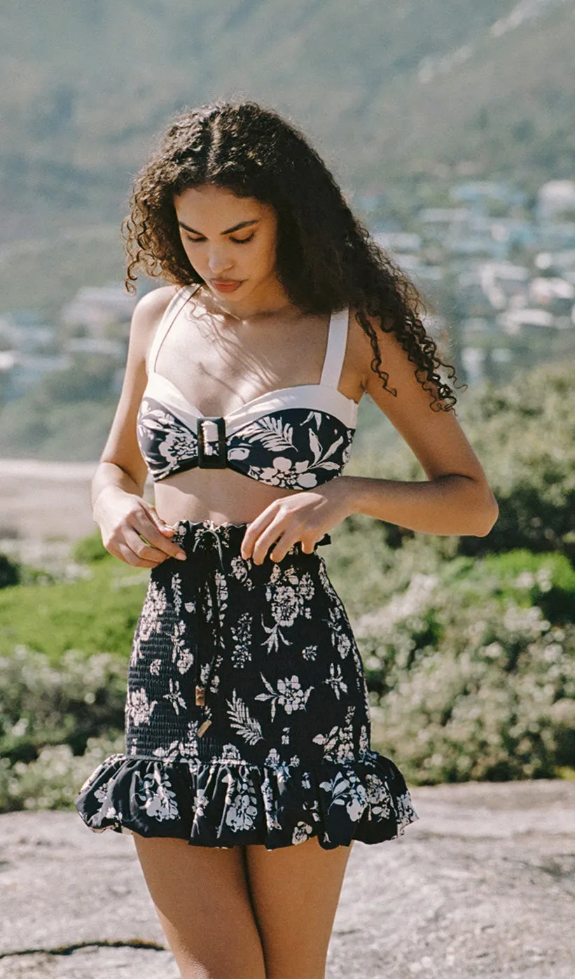 ARIA Shirred Mini Skirt sold by Visual Mood product image thumbnail 4